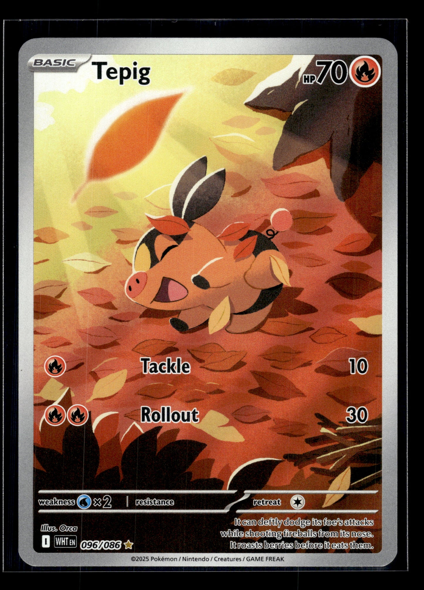 Tepig #096/086 White Flare VLP