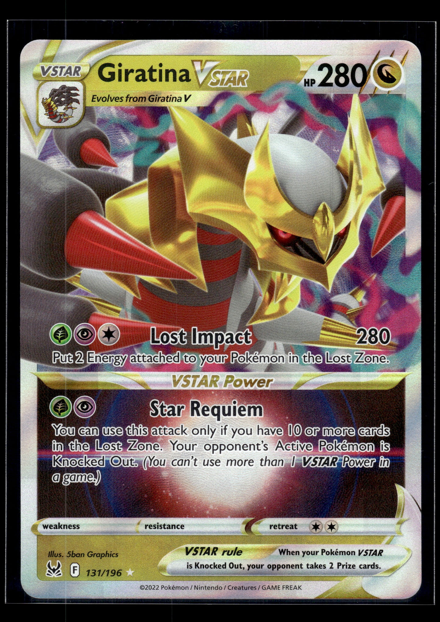 Giratina VSTAR #131/196 Lost Origin NM