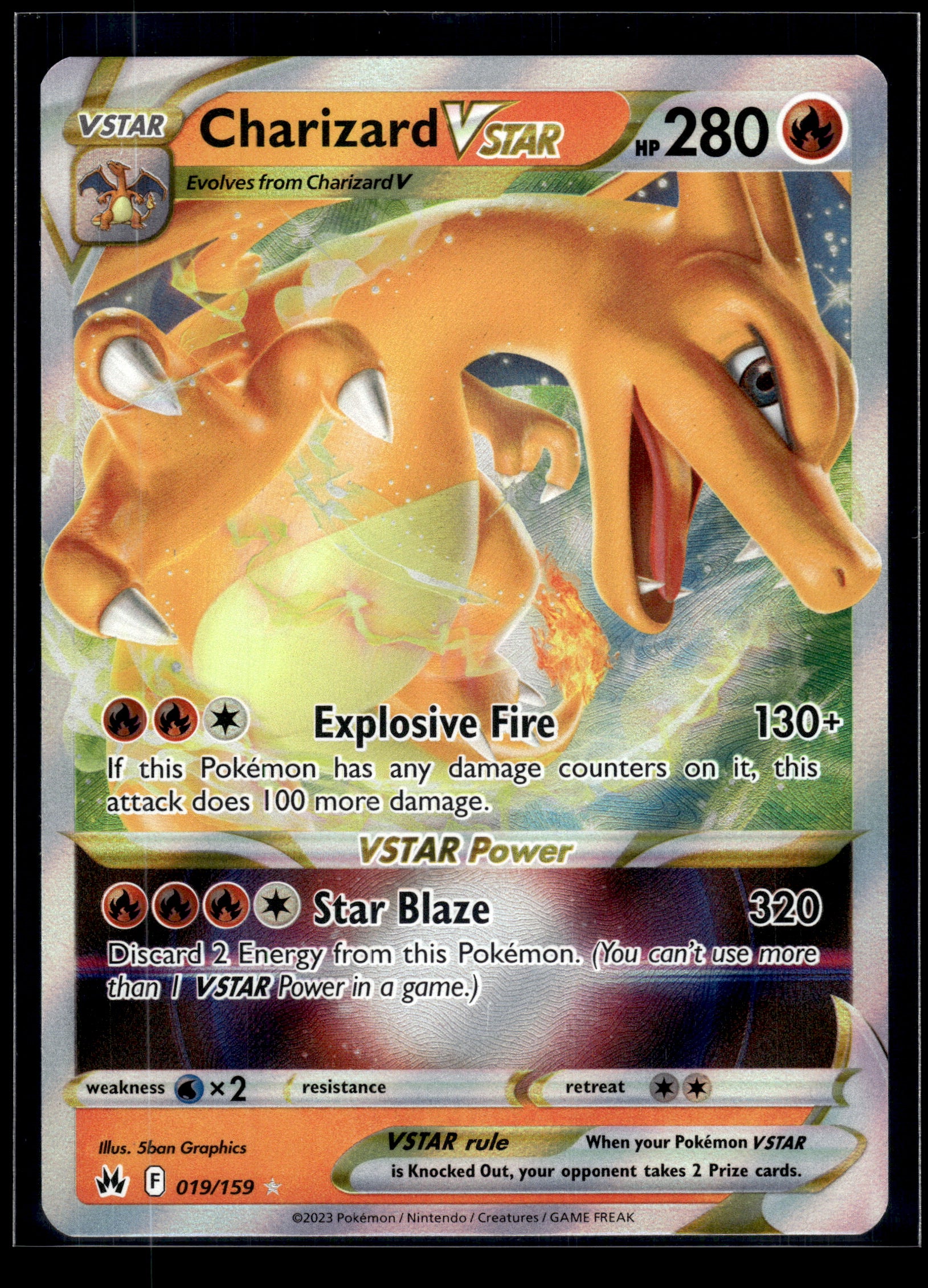Charizard VSTAR #019/159 Crown Zenith VLP