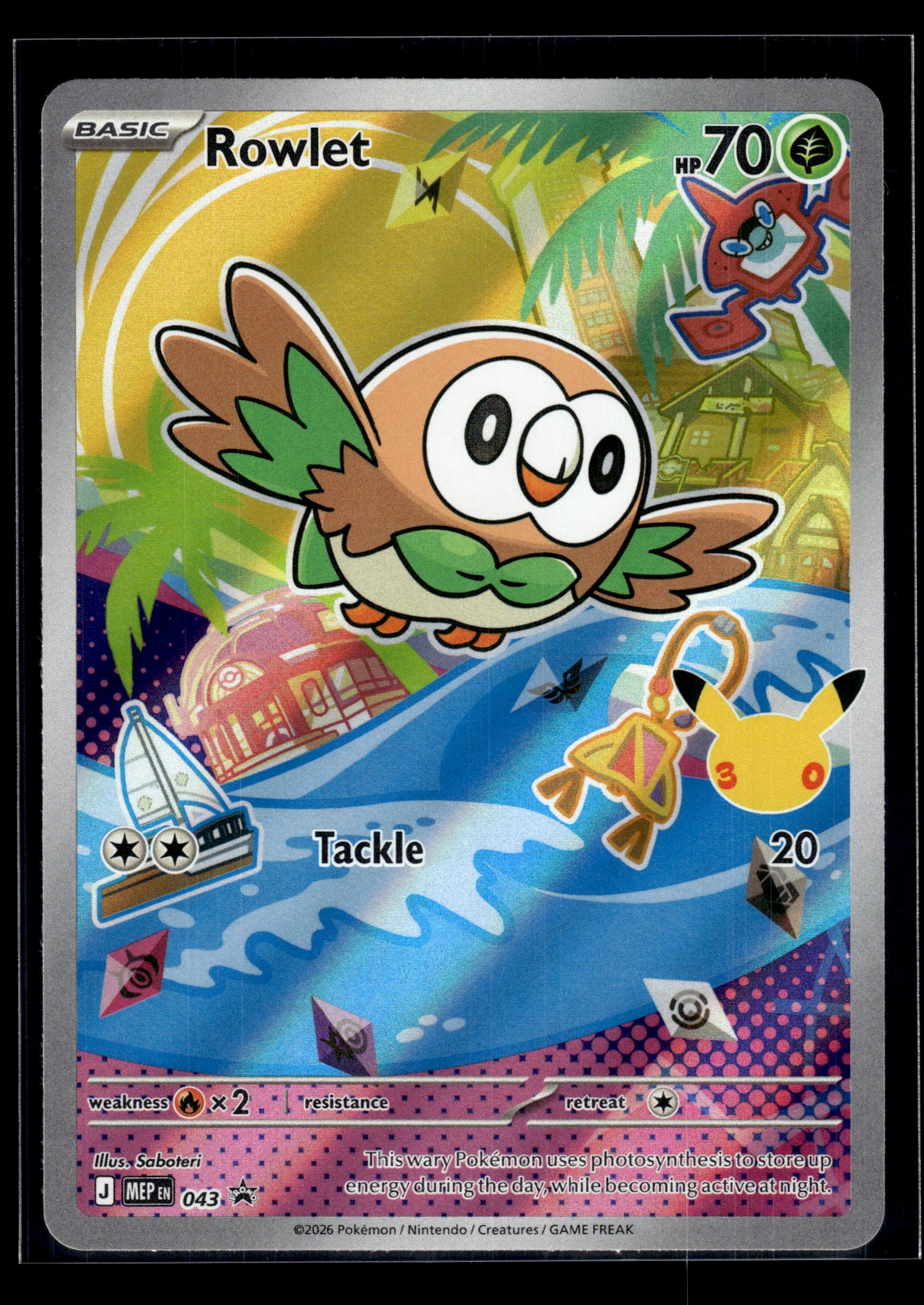 Rowlet #043 Mega Evolution Promo LP
