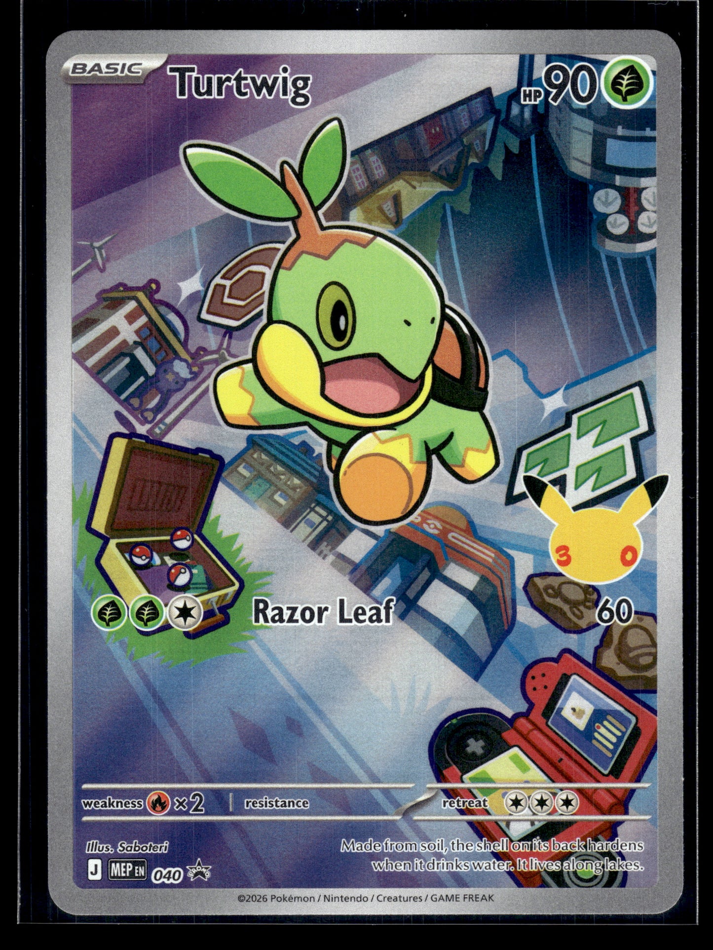 Turtwig #040 Mega Evolution Promo NM