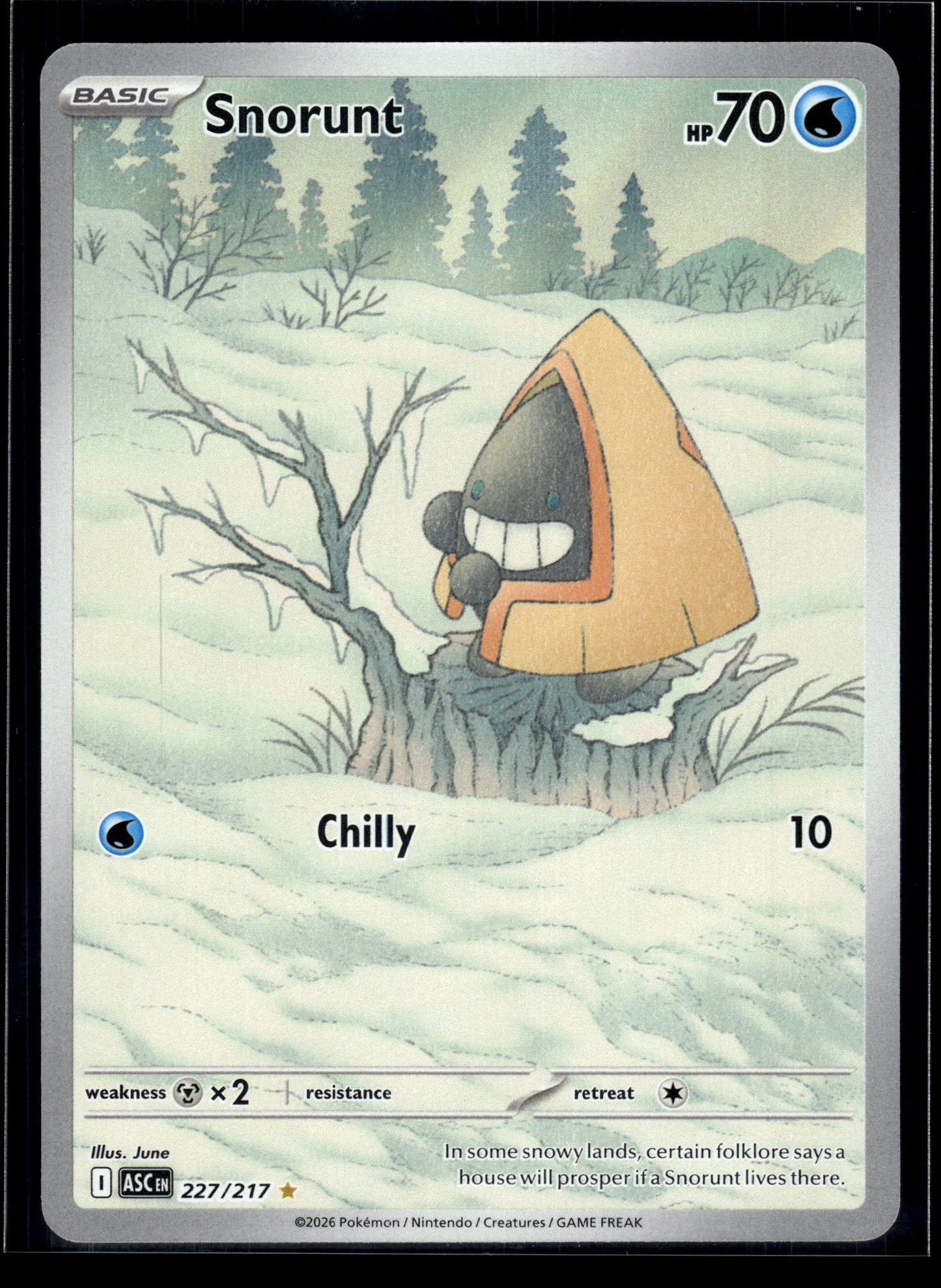 Snorunt #227/217 Ascended Heroes NM