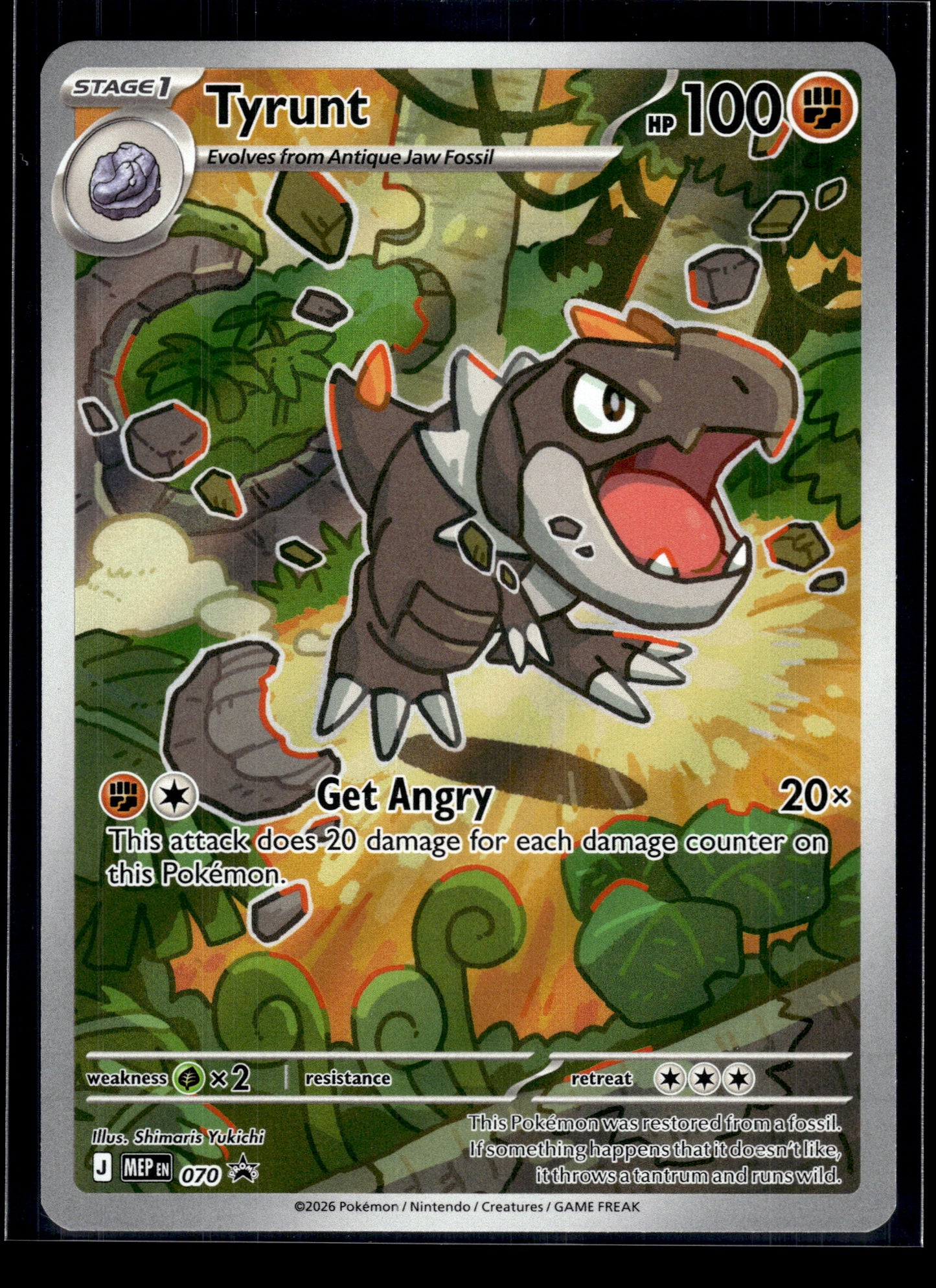 Tyrunt #070 Mega Evolution Promo LP
