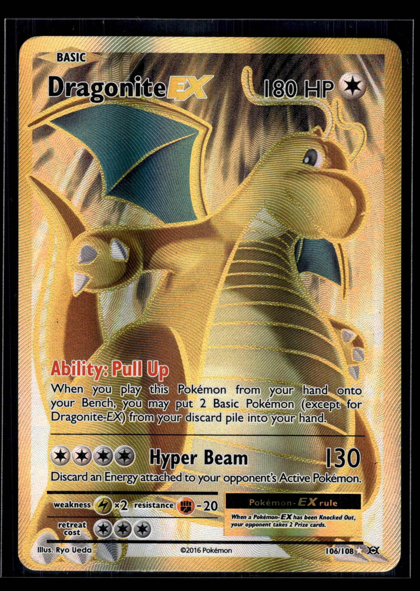 Dragonite EX #106/108 Evolutions LP