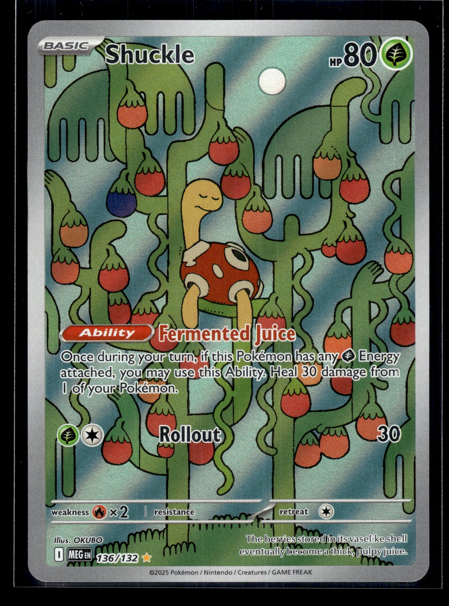 Shuckle #136/132 Mega Evolution NM