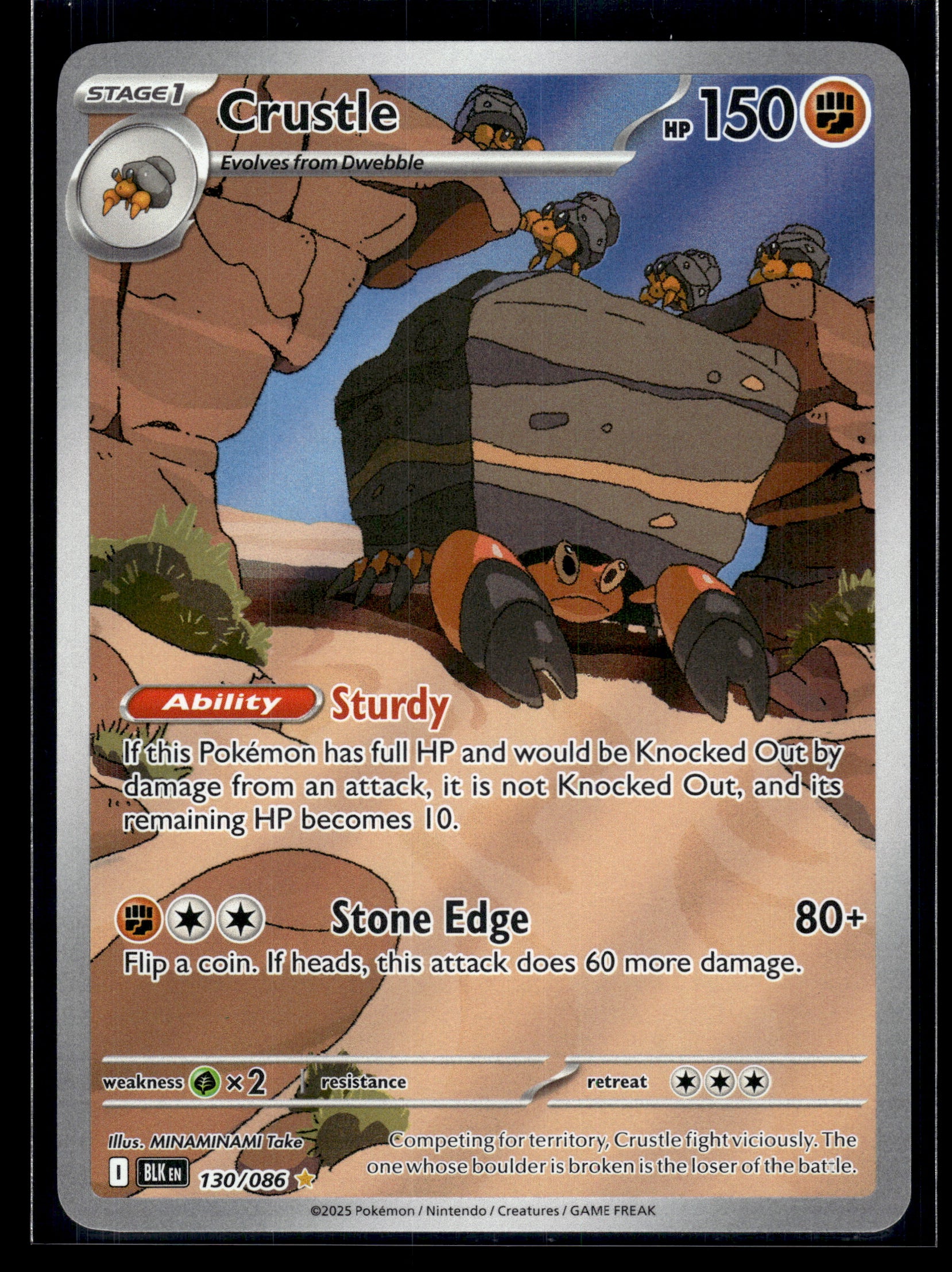 Crustle #130/086 Black Bolt VLP