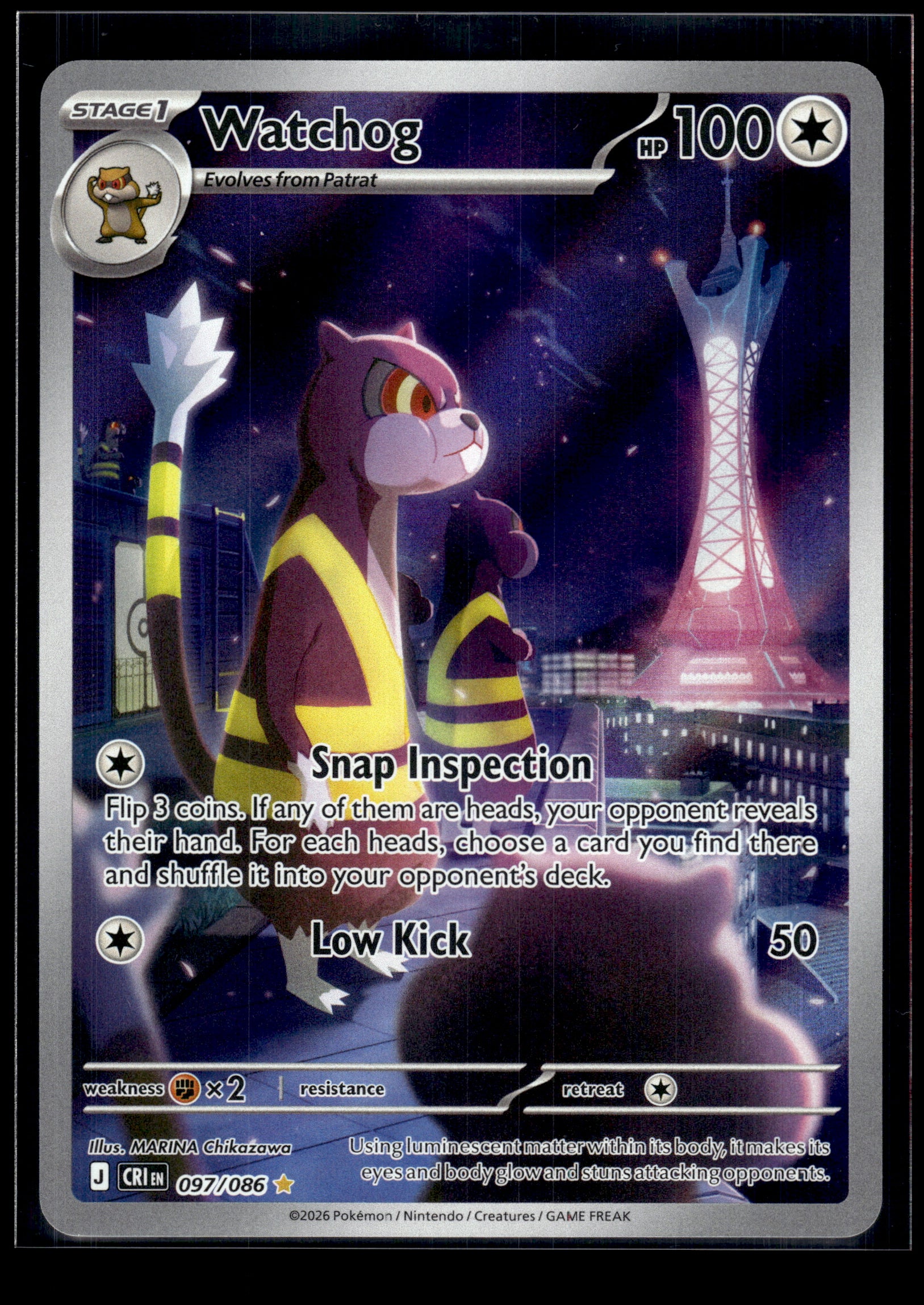 Watchog #097/086 Chaos Rising NM