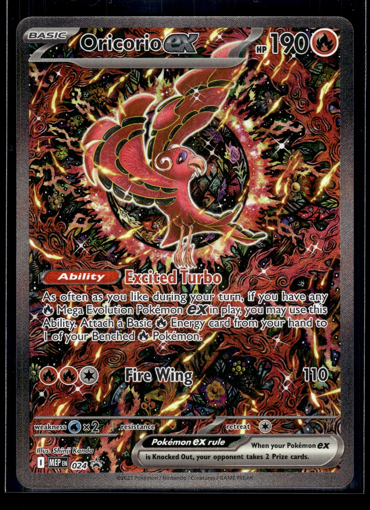 Oricorio ex #024 Mega Evolution Promo NM