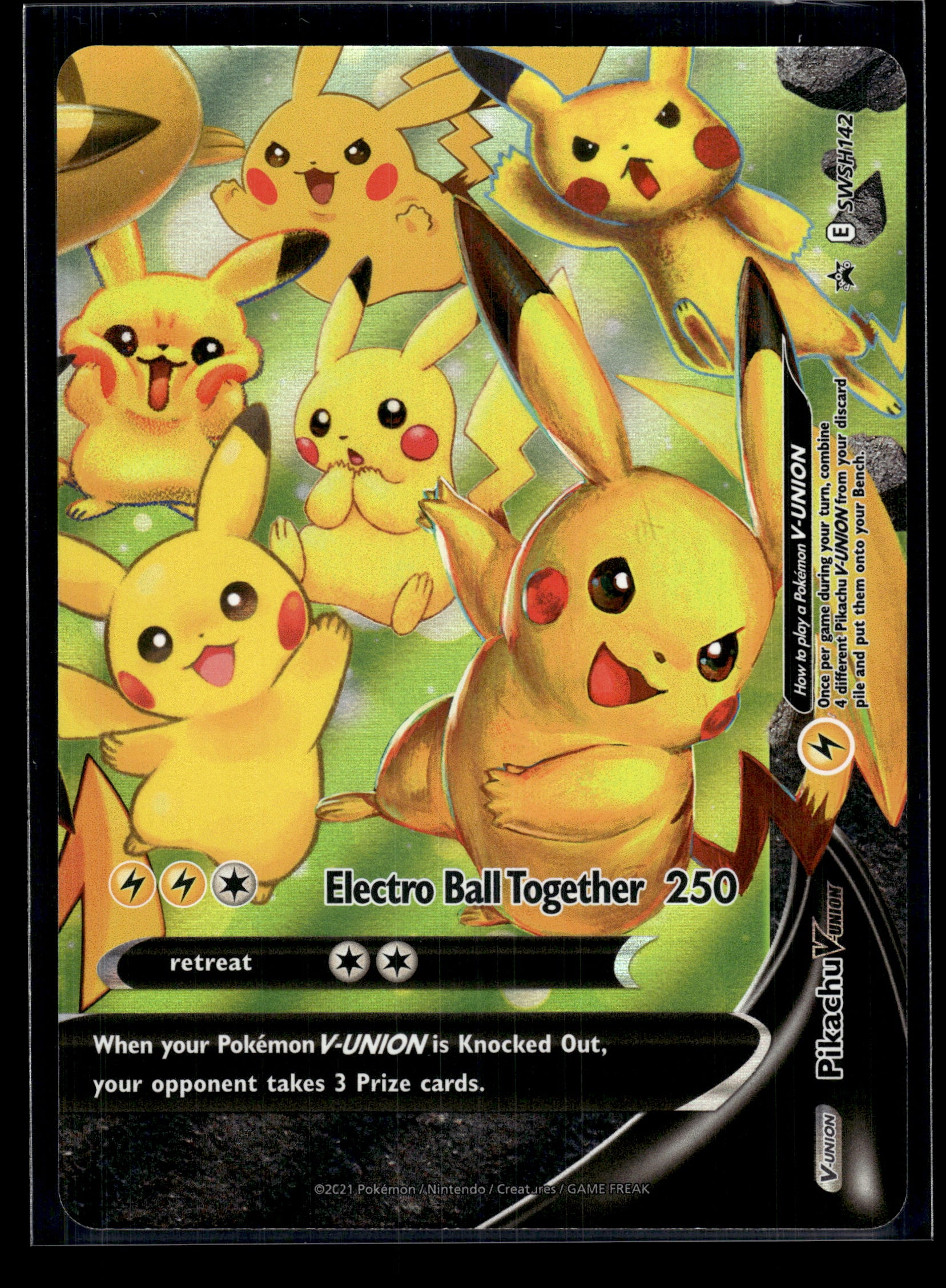 Pikachu V-Union #SWSH142 Sword & Shield Promo VLP