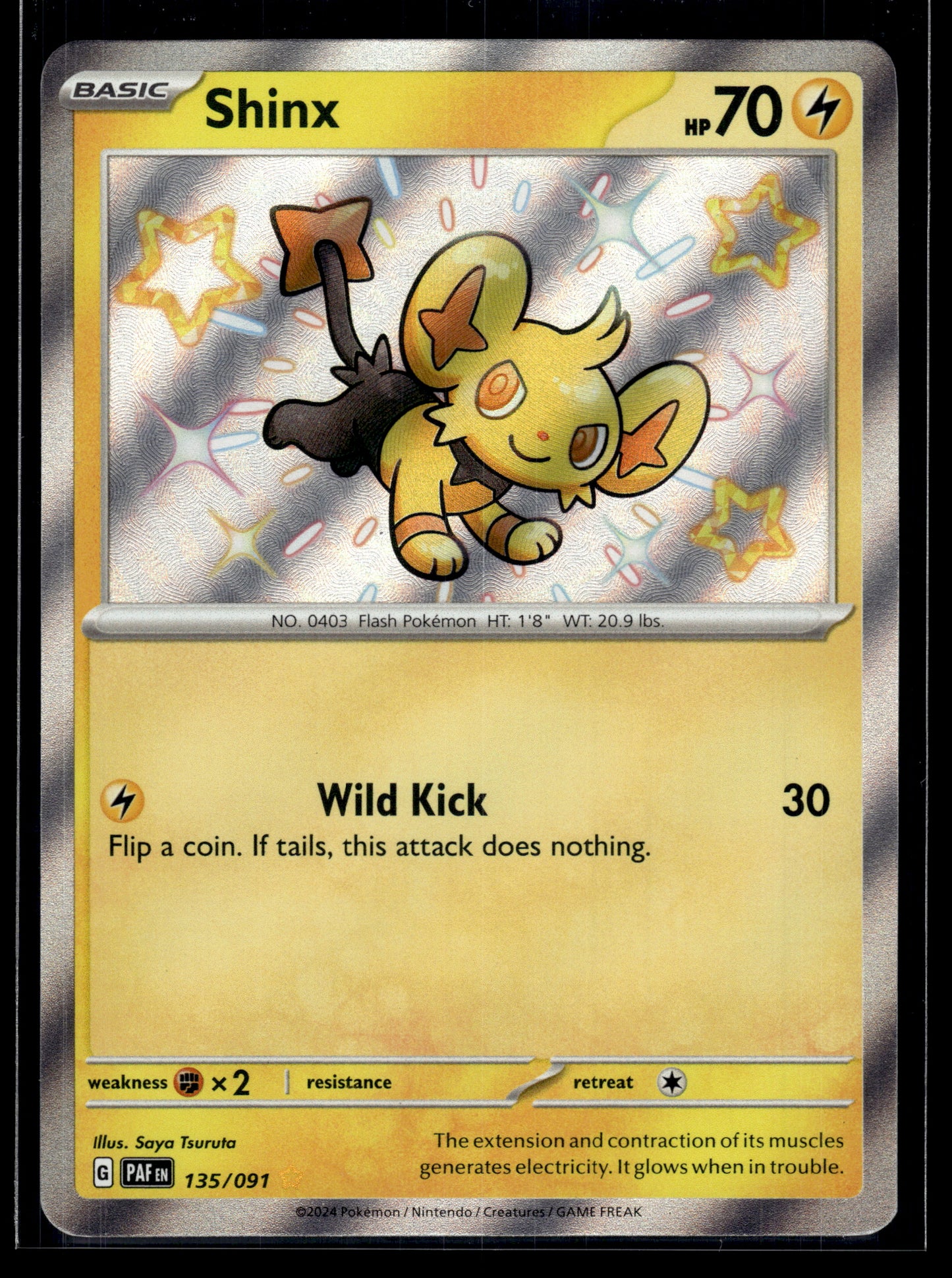Shinx #135/091 Paldean Fates LP