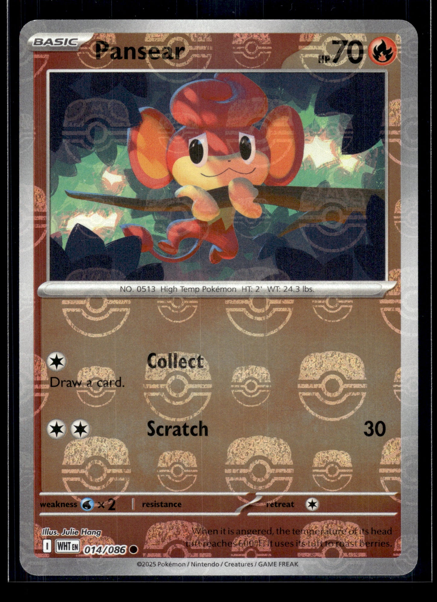 Pansear (Master Ball) #014/086 White Flare VLP