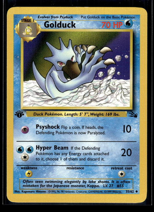 Golduck #35/62 Fossil LP