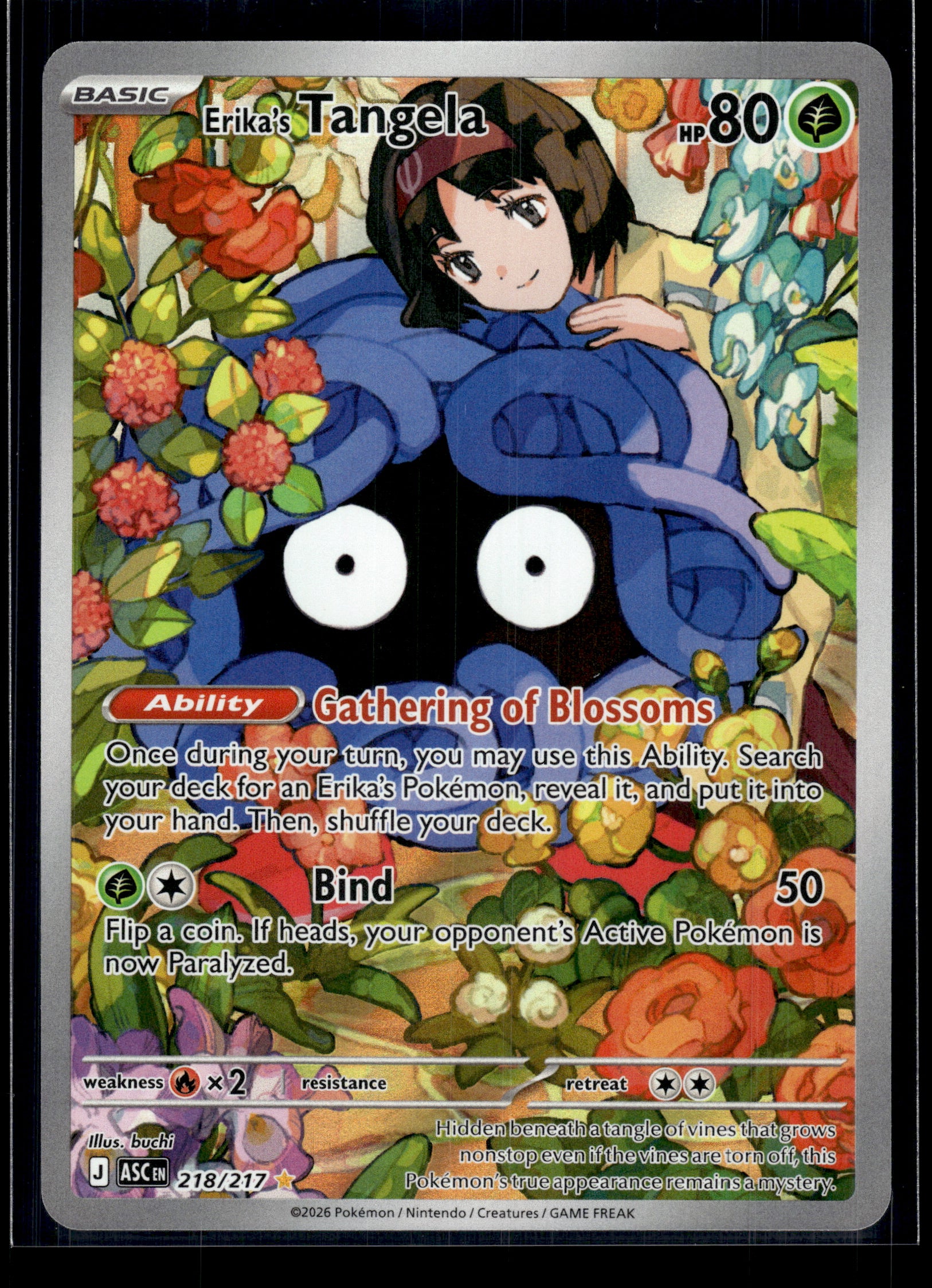 Erika's Tangela #218/217 Ascended Heroes NM