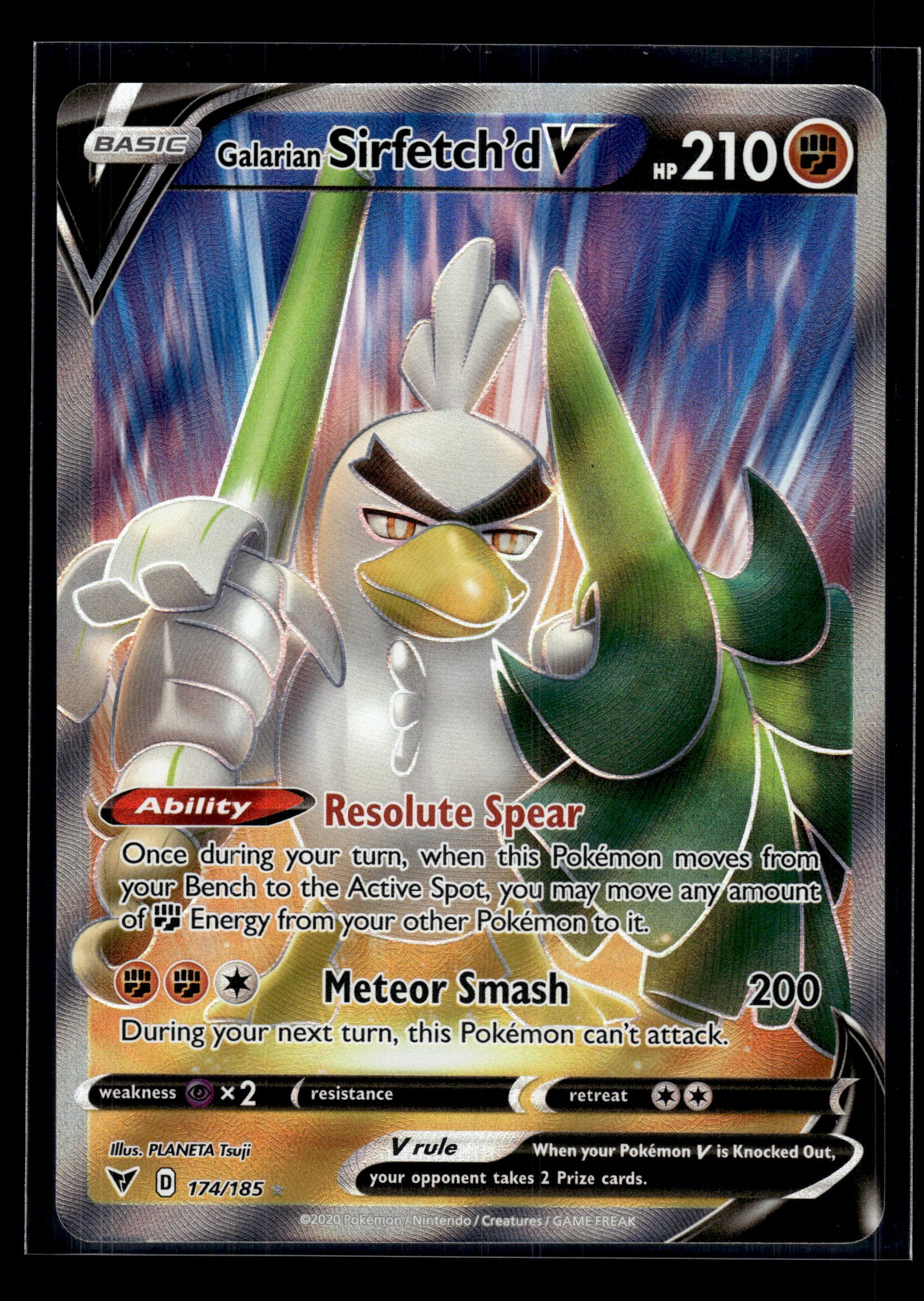Galarian Sirfetch'd V #174/185 Vivid Voltage NM