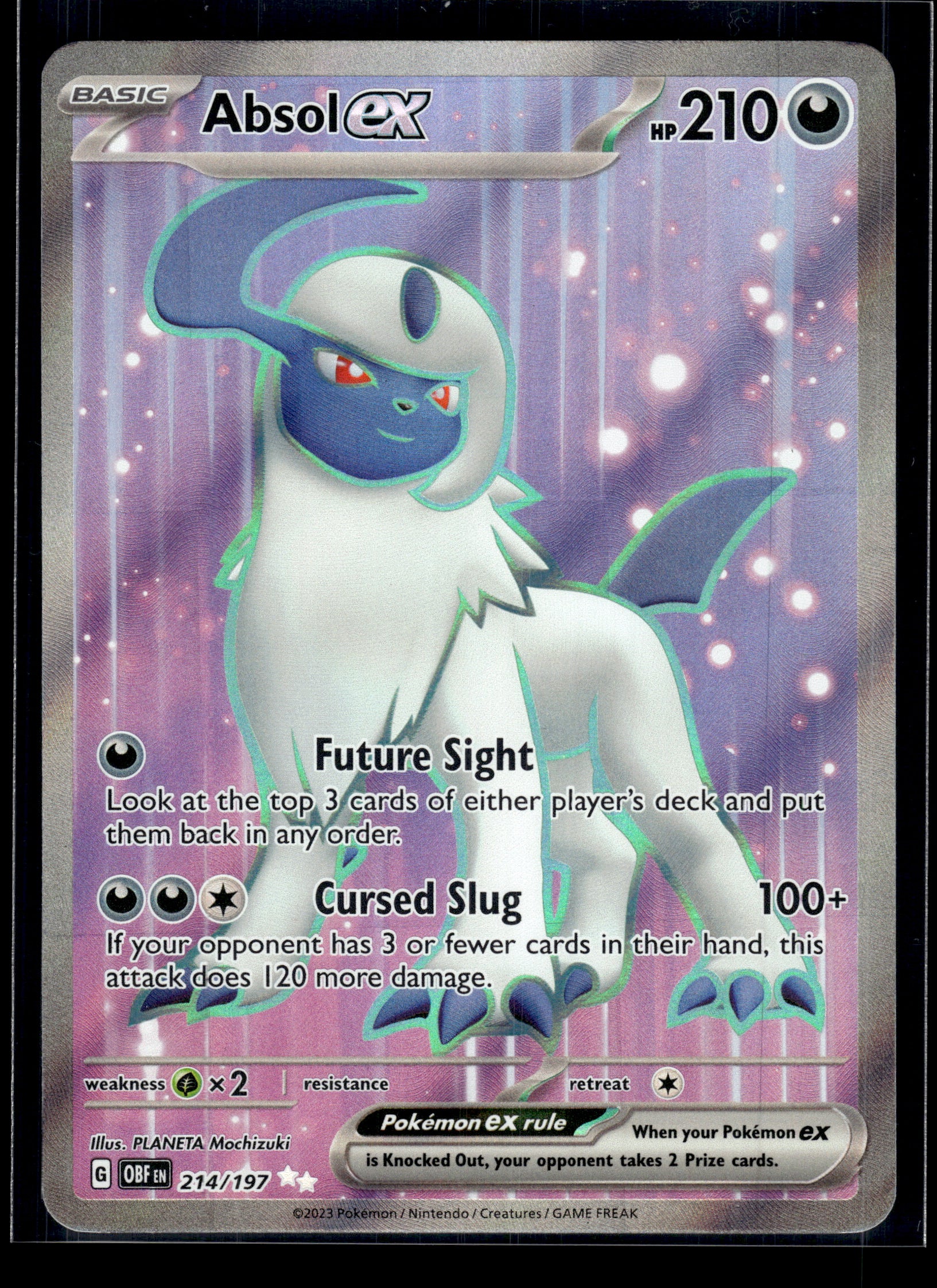 Absol ex #214/197 Obsidian Flames VLP
