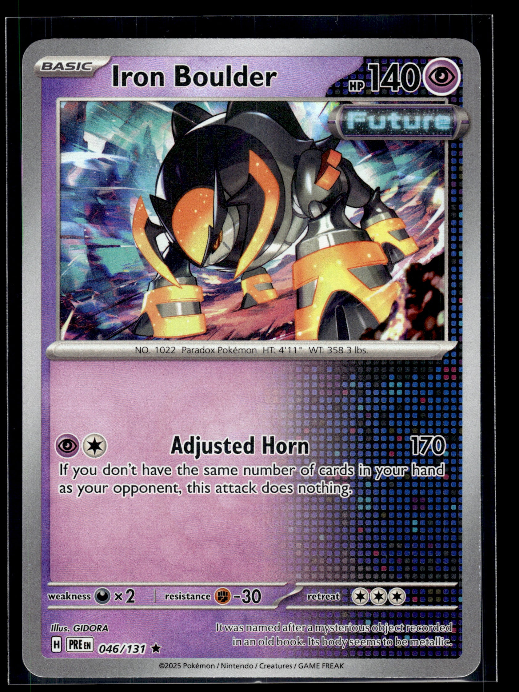 Iron Boulder (Master Ball) #046/131 Prismatic Evolutions VLP