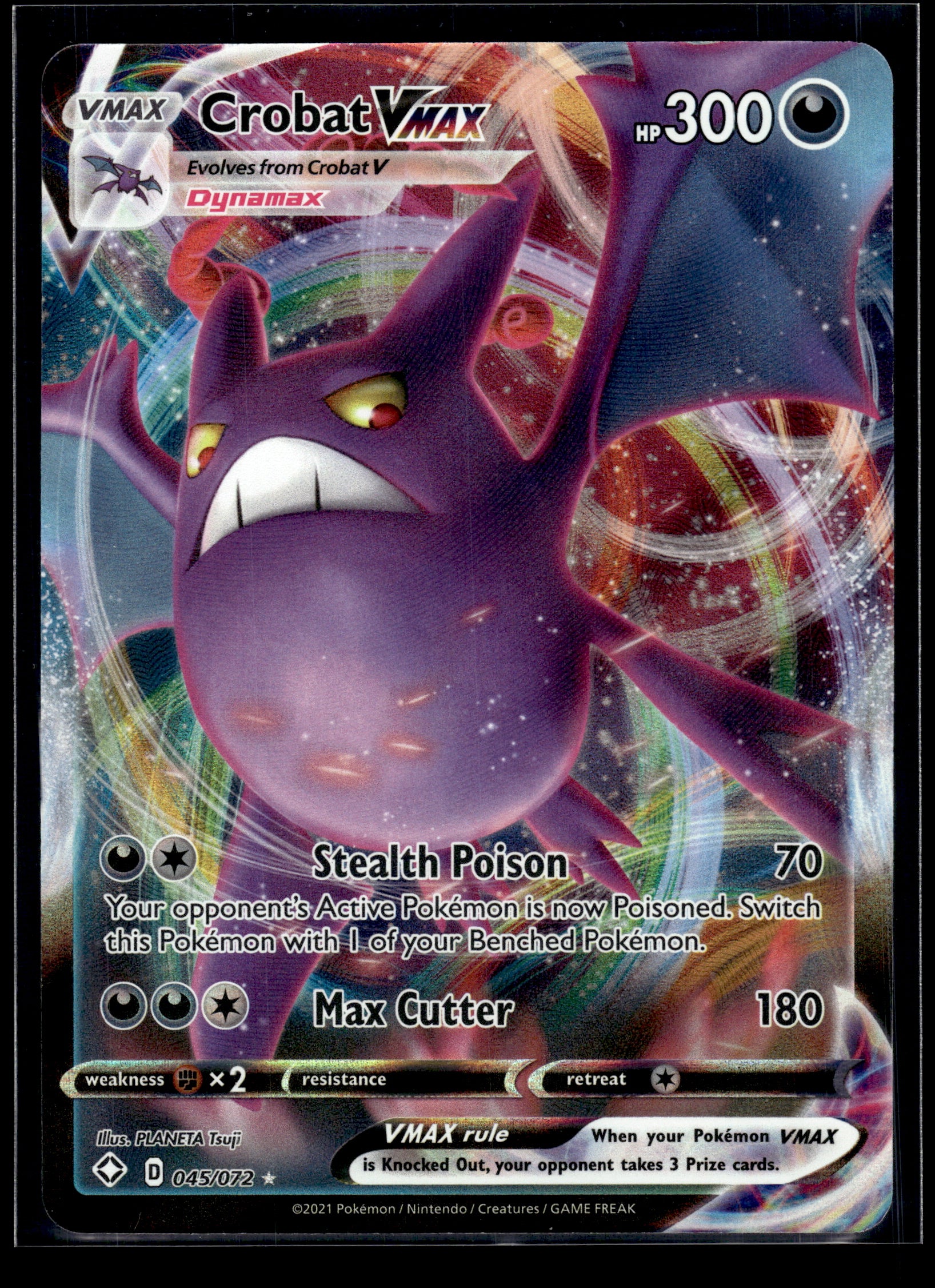 Crobat VMAX #045/072 Shining Fates VLP