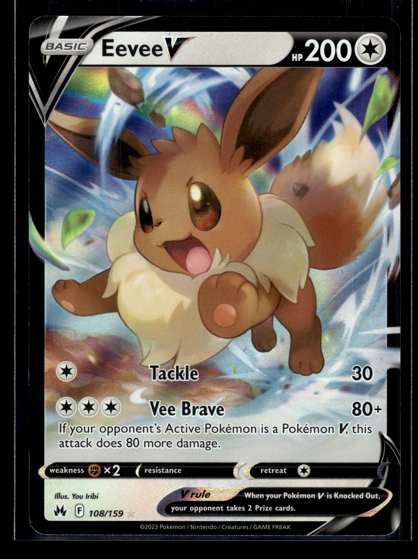 Eevee V #108/159 Crown Zenith VLP