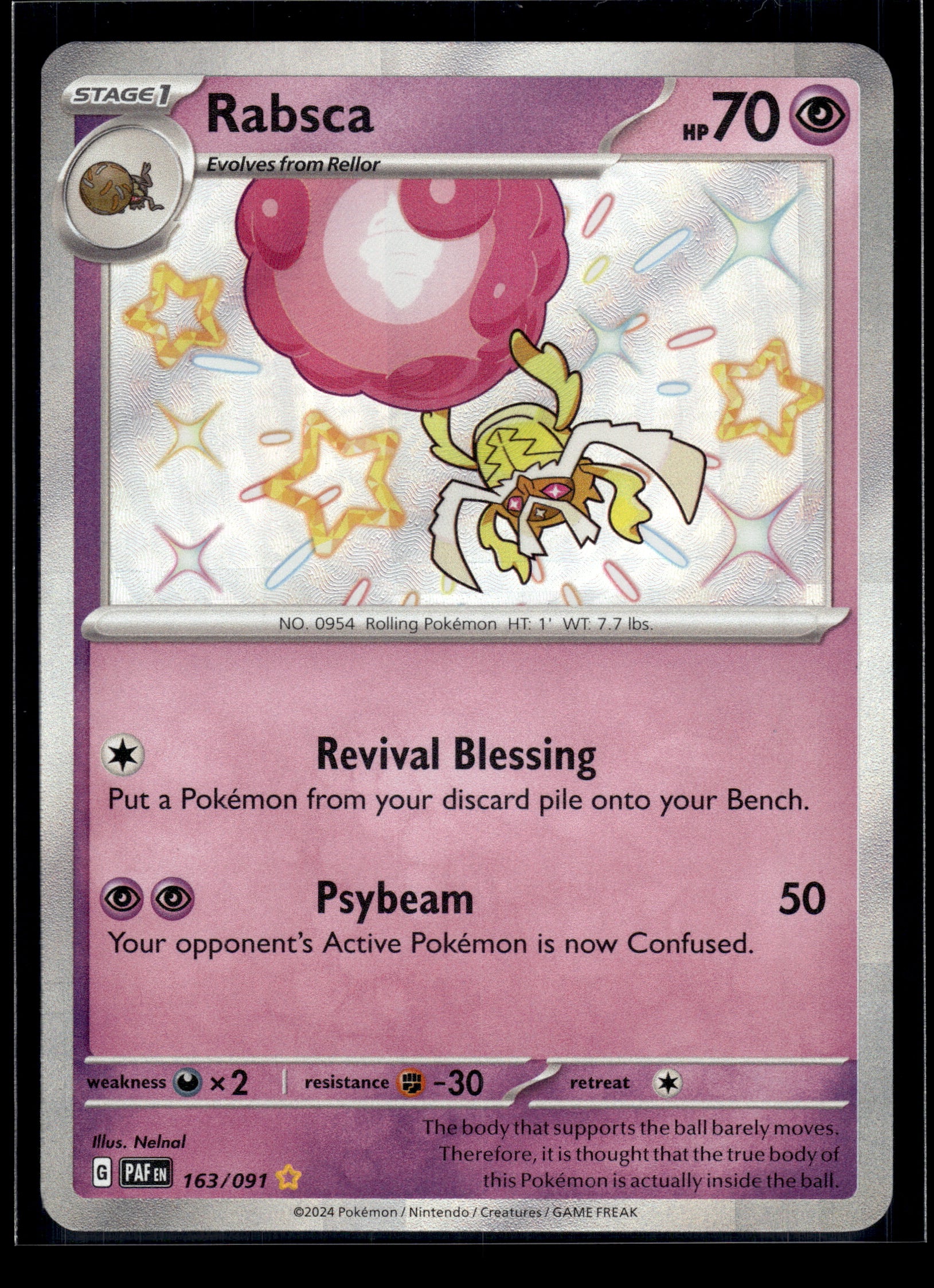 Rabsca #163/091 Paldean Fates VLP