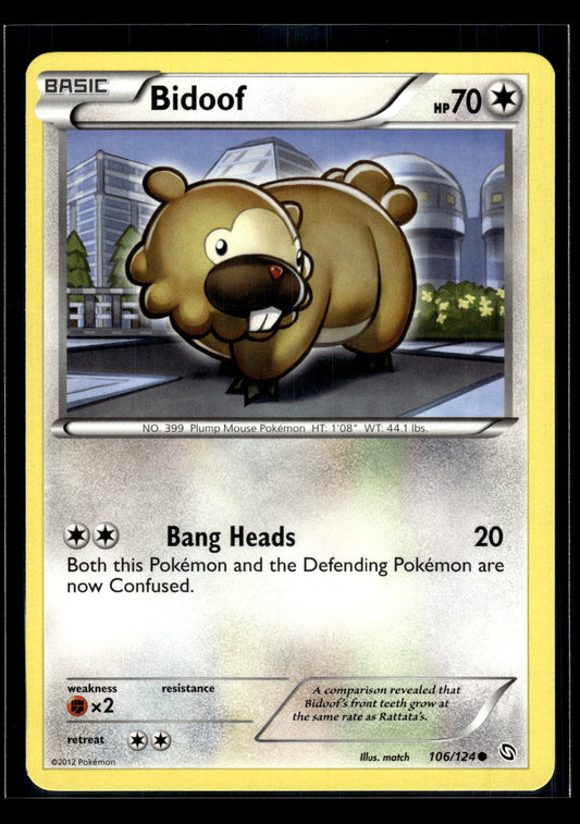 Bidoof #106/124 Dragons Exalted LP