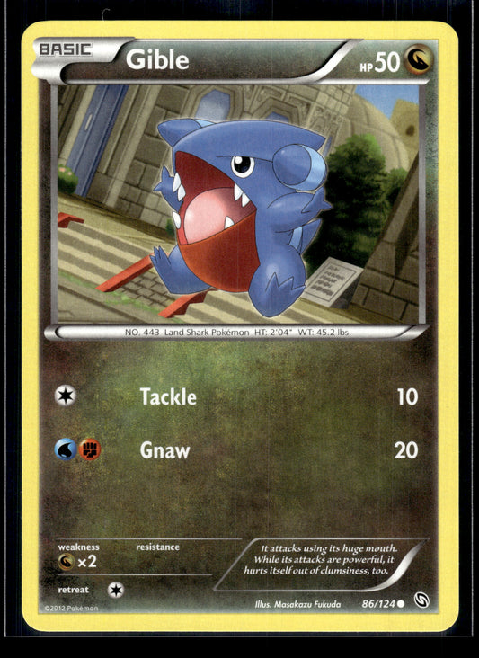 Gible #86/124 Dragons Exalted VLP
