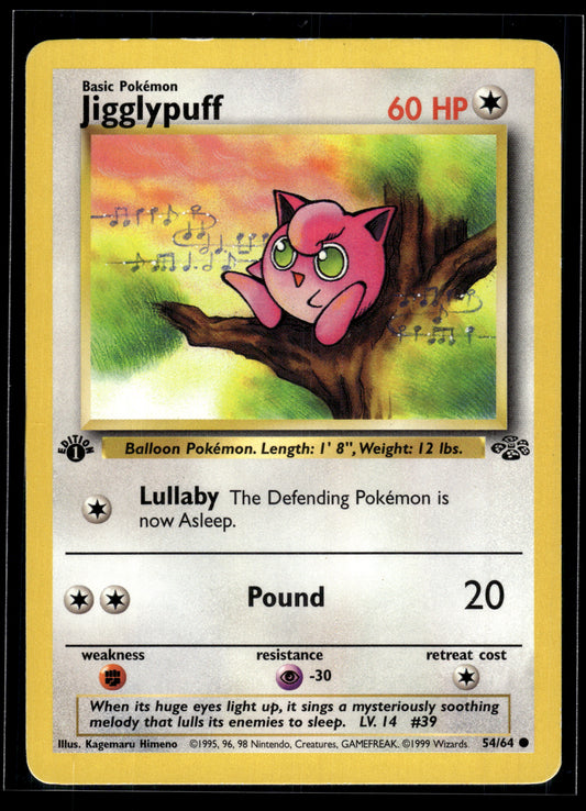 Jigglypuff #54/64 1st Edition Jungle MP