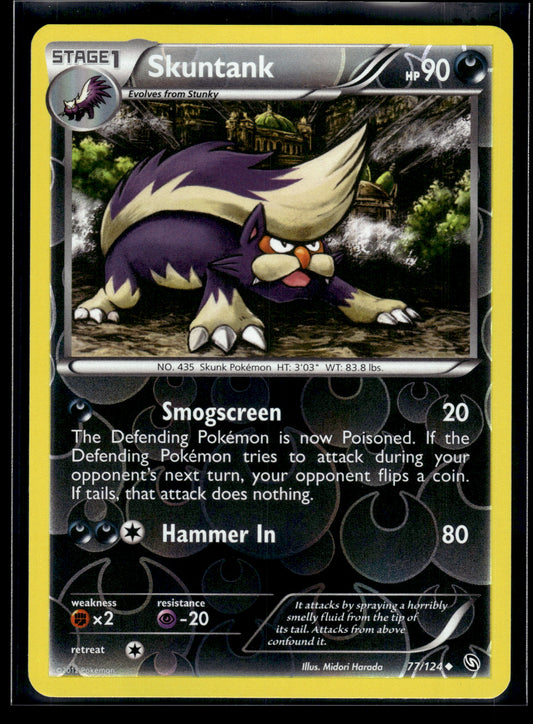 Skuntank #77/124 Reverse Holo Dragons Exalted LP