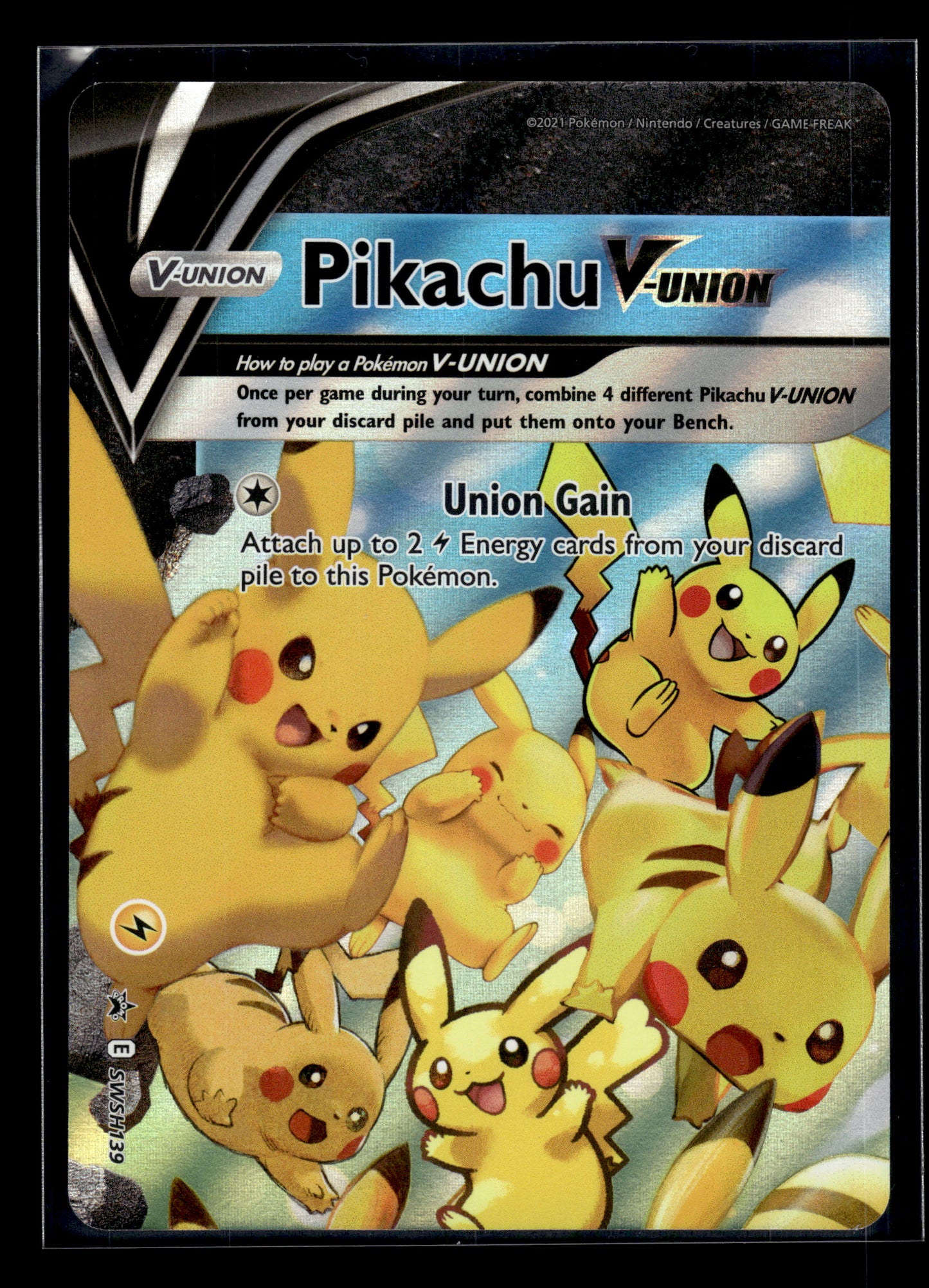 Pikachu V-Union #SWSH139 Sword & Shield Promo VLP