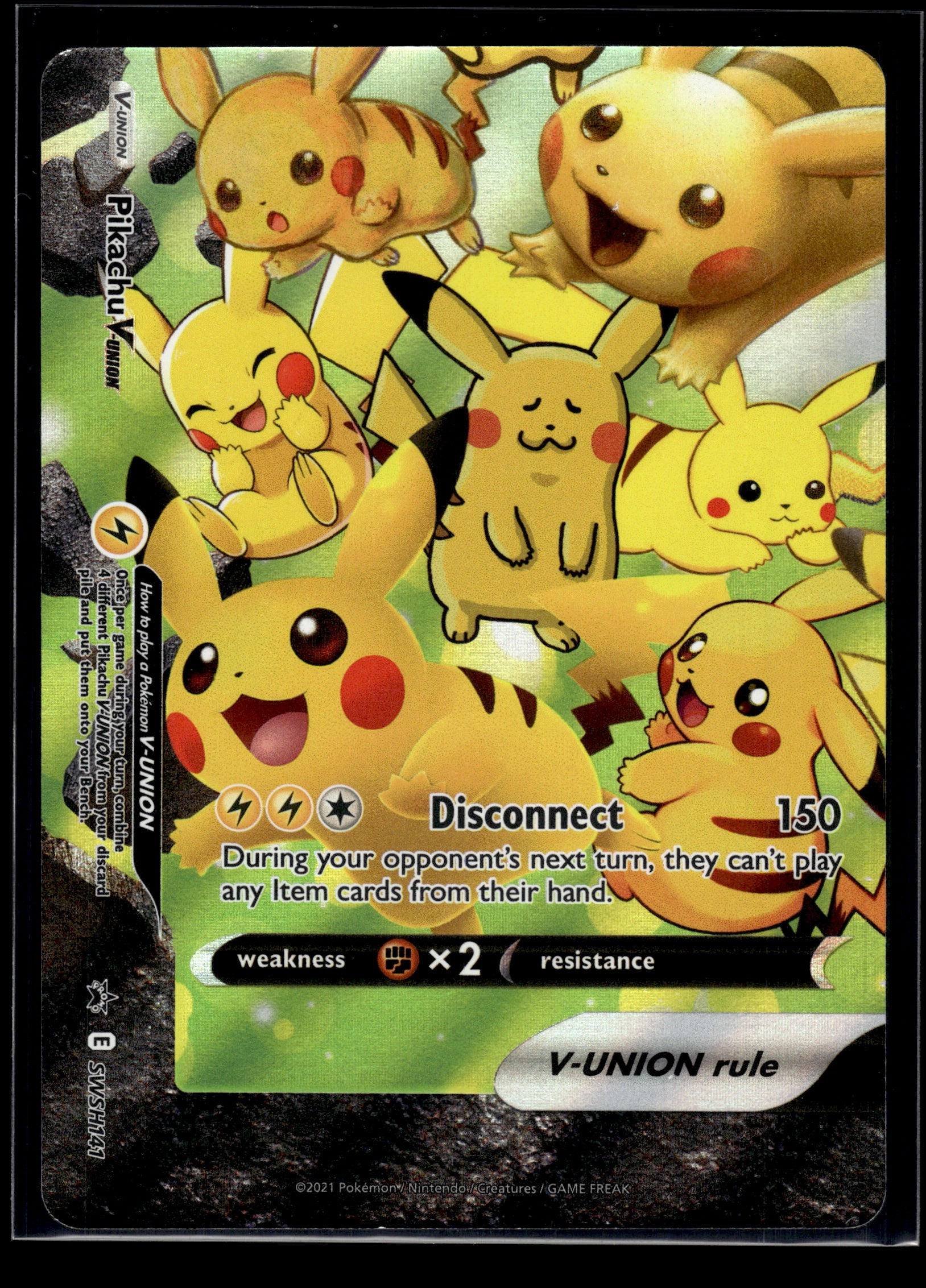 Pikachu V-Union #SWSH141 Sword & Shield Promo VLP