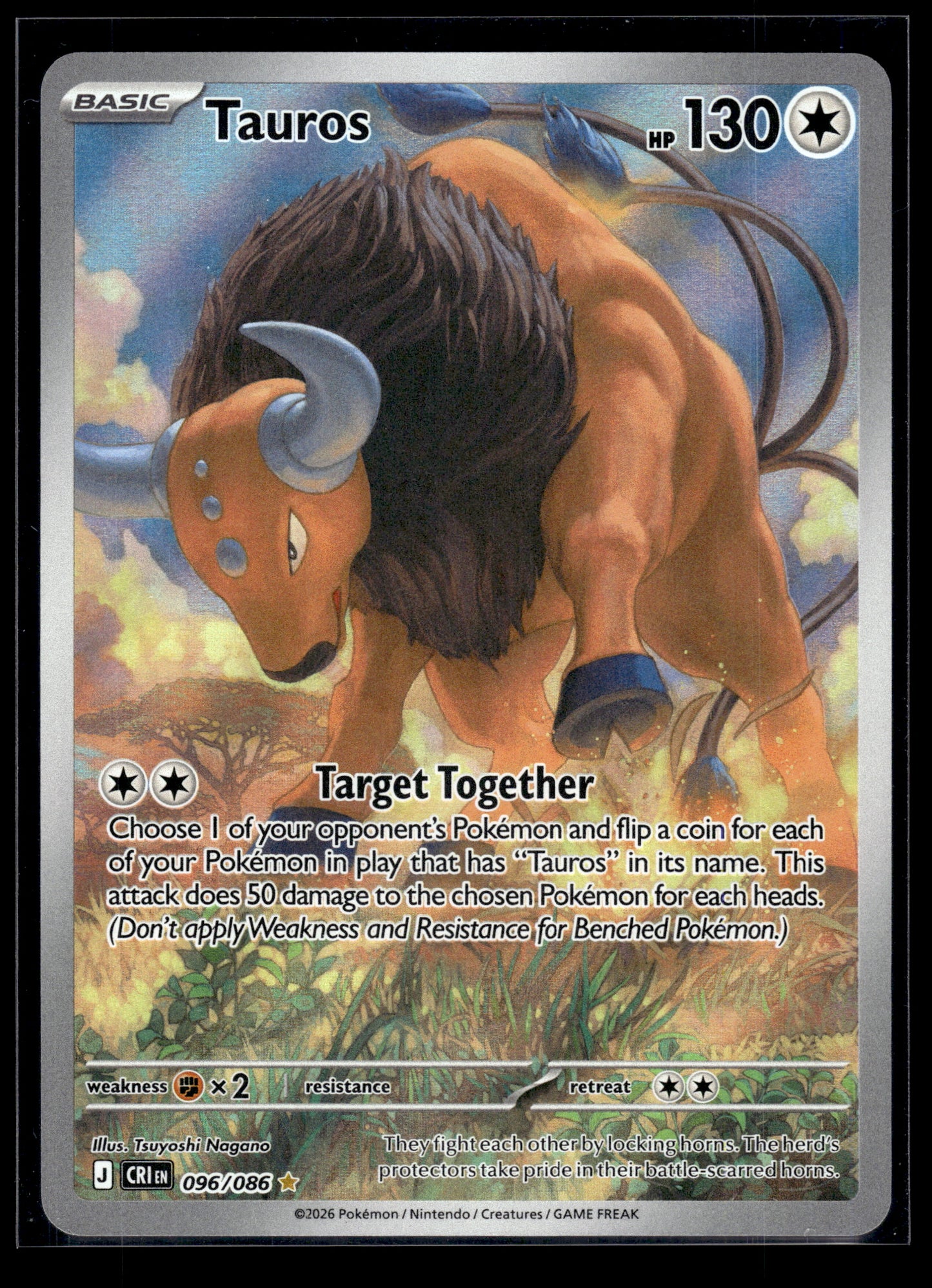 Tauros #096/086 Chaos Rising NM