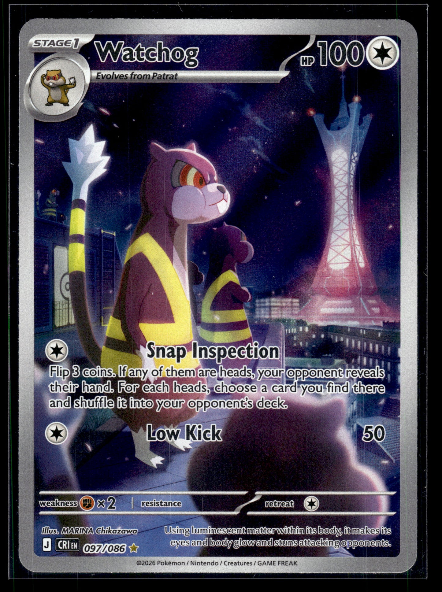 Watchog #097/086 Chaos Rising VLP