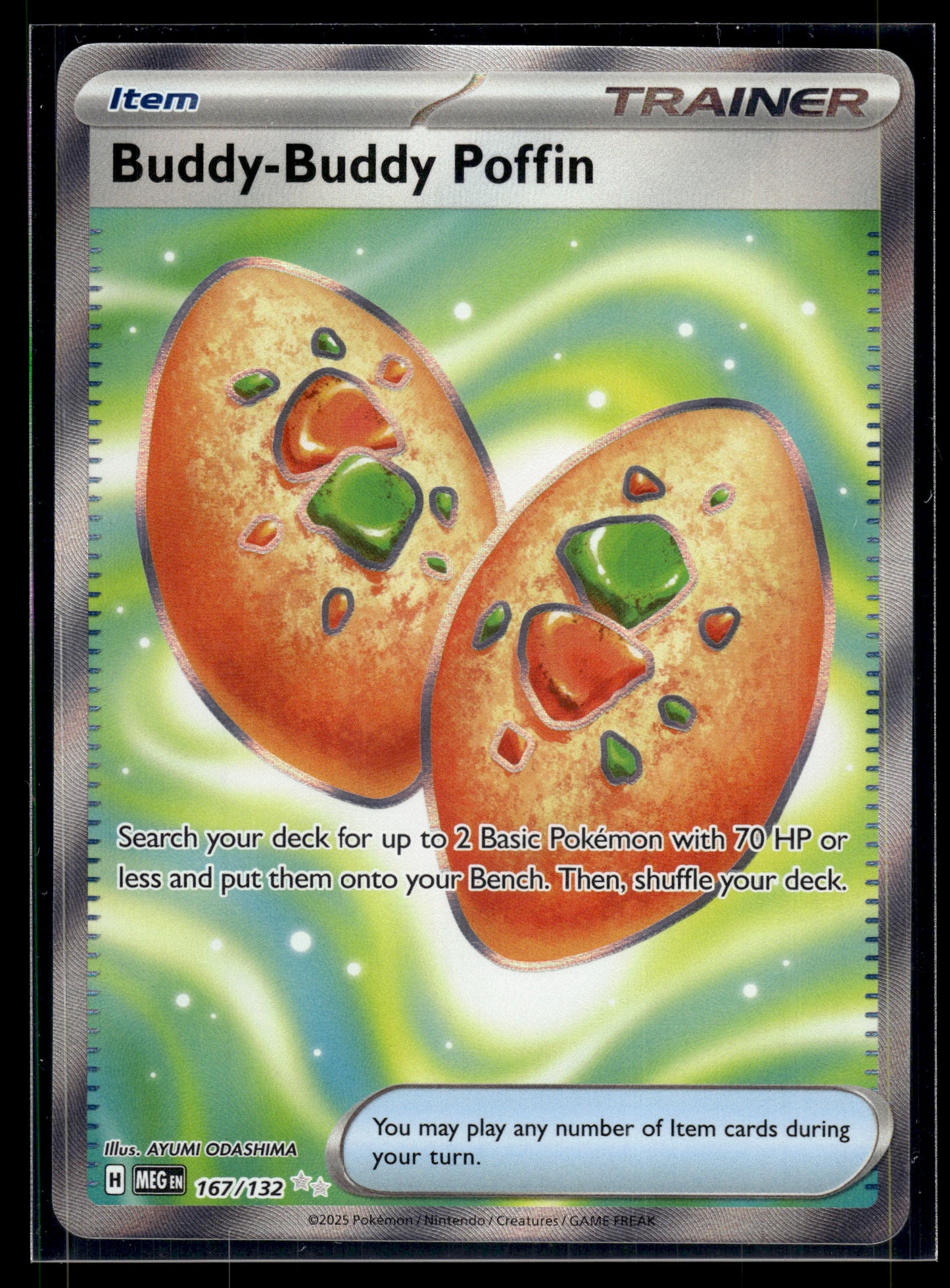 Buddy-Buddy Poffin #167/132 Mega Evolution NM