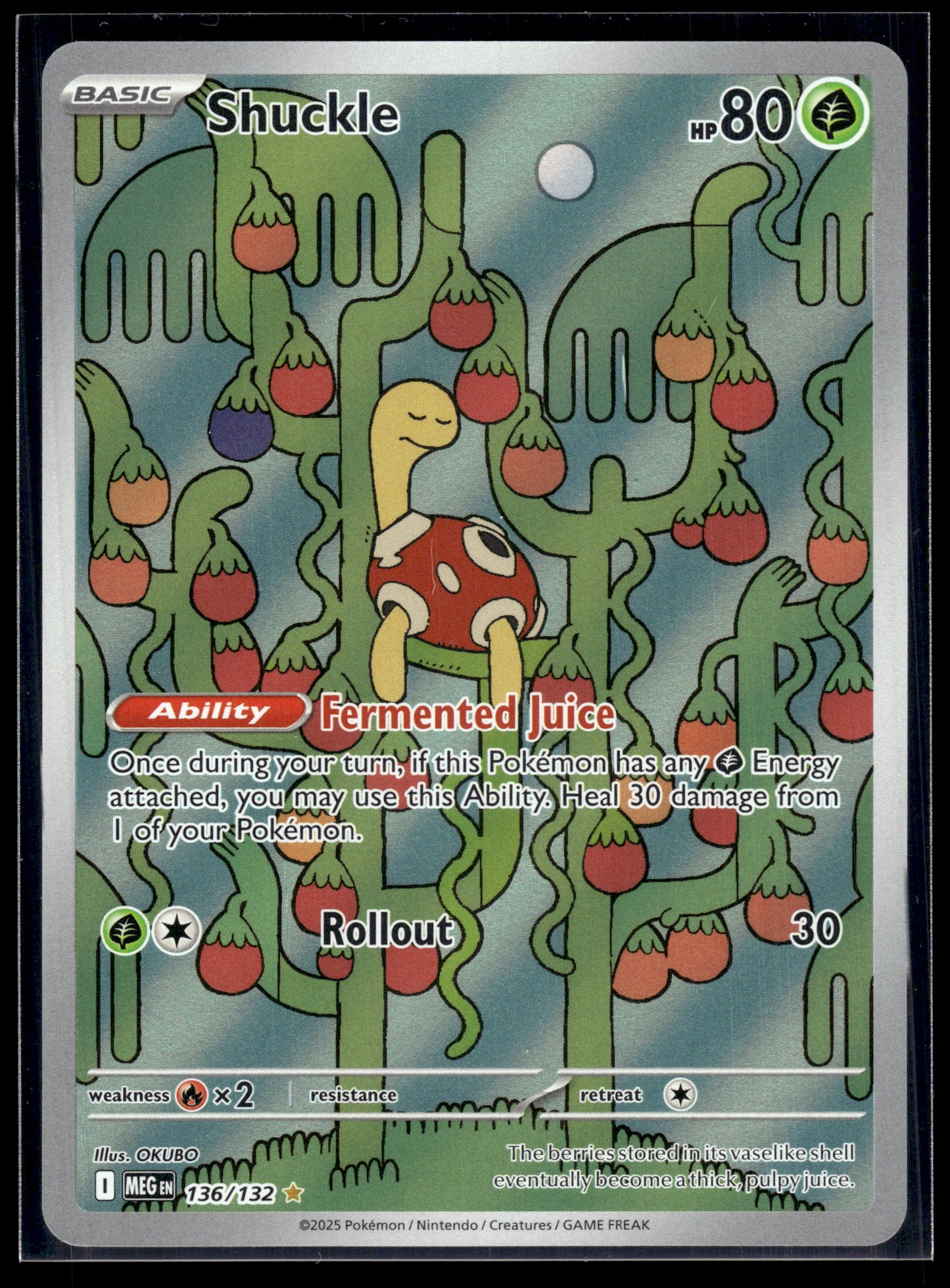 Shuckle #136/132 Mega Evolution NM