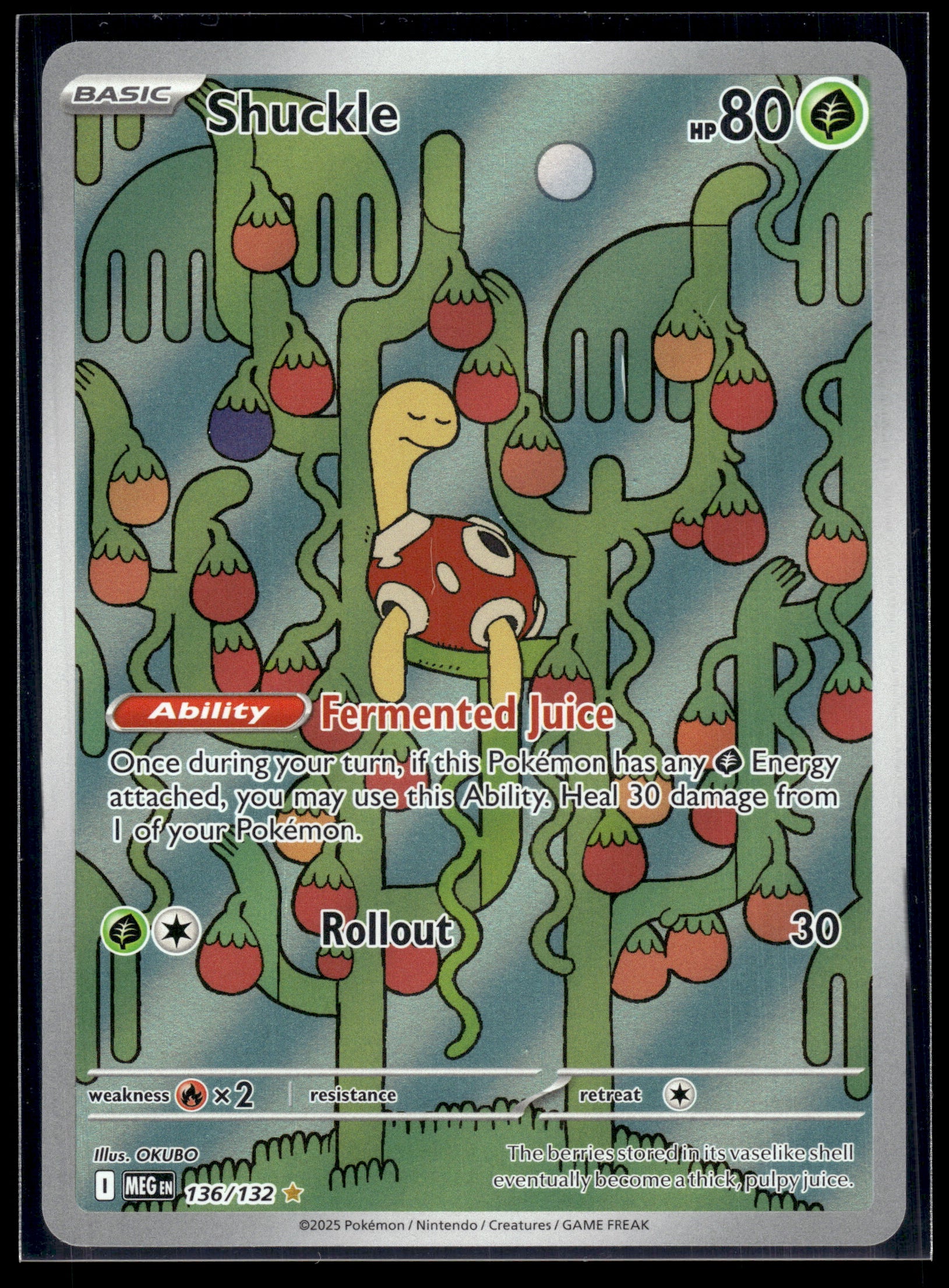 Shuckle #136/132 Mega Evolution NM