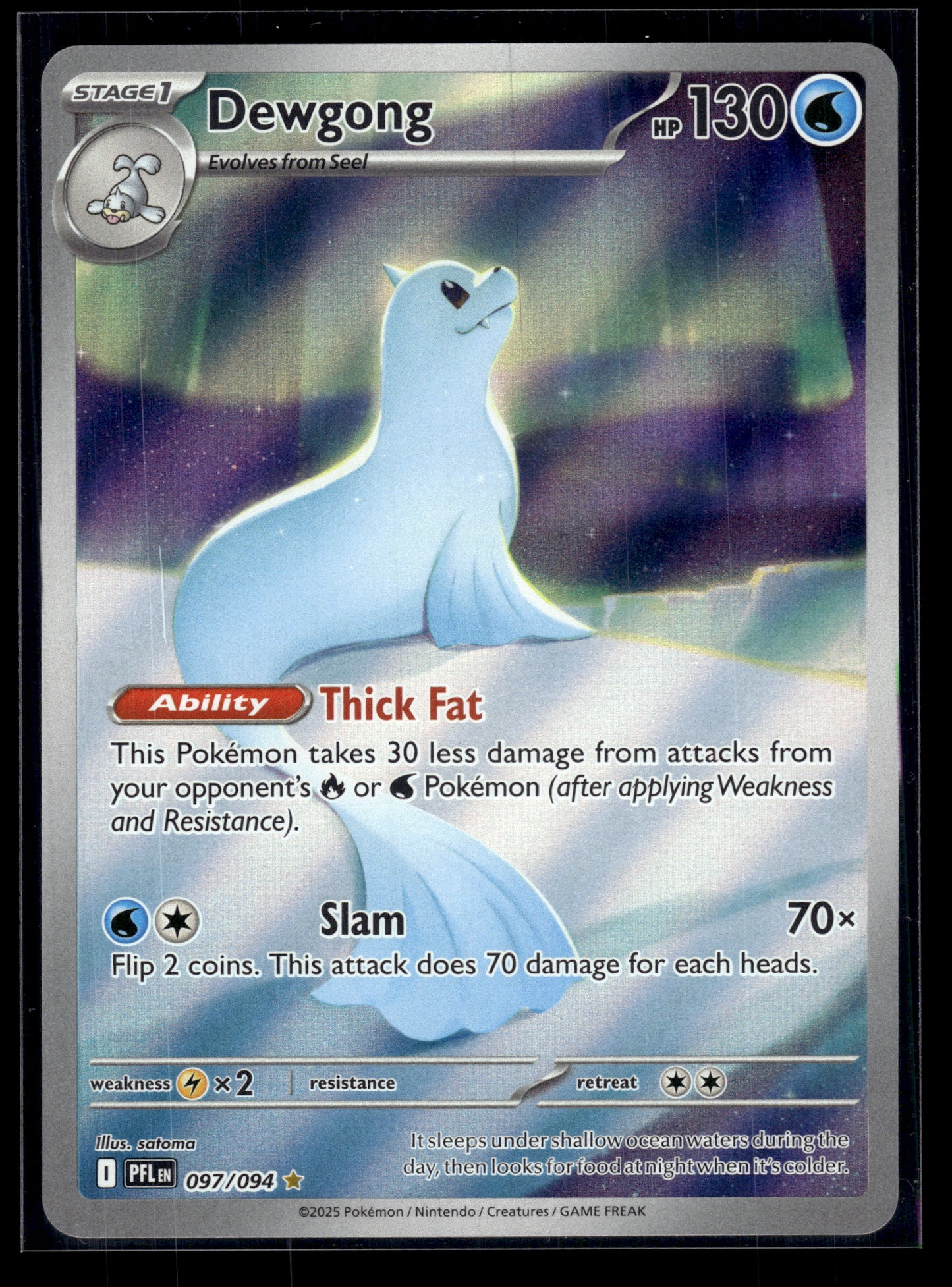 Dewgong #097/094 Phantasmal Flames NM