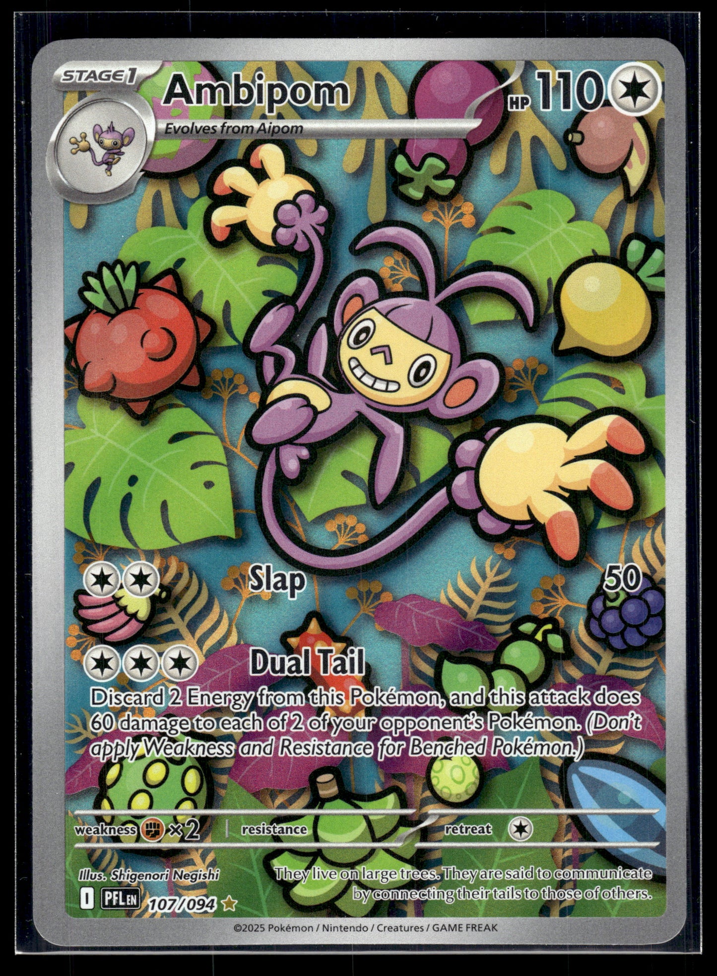 Ambipom #107/094 Phantasmal Flames VLP