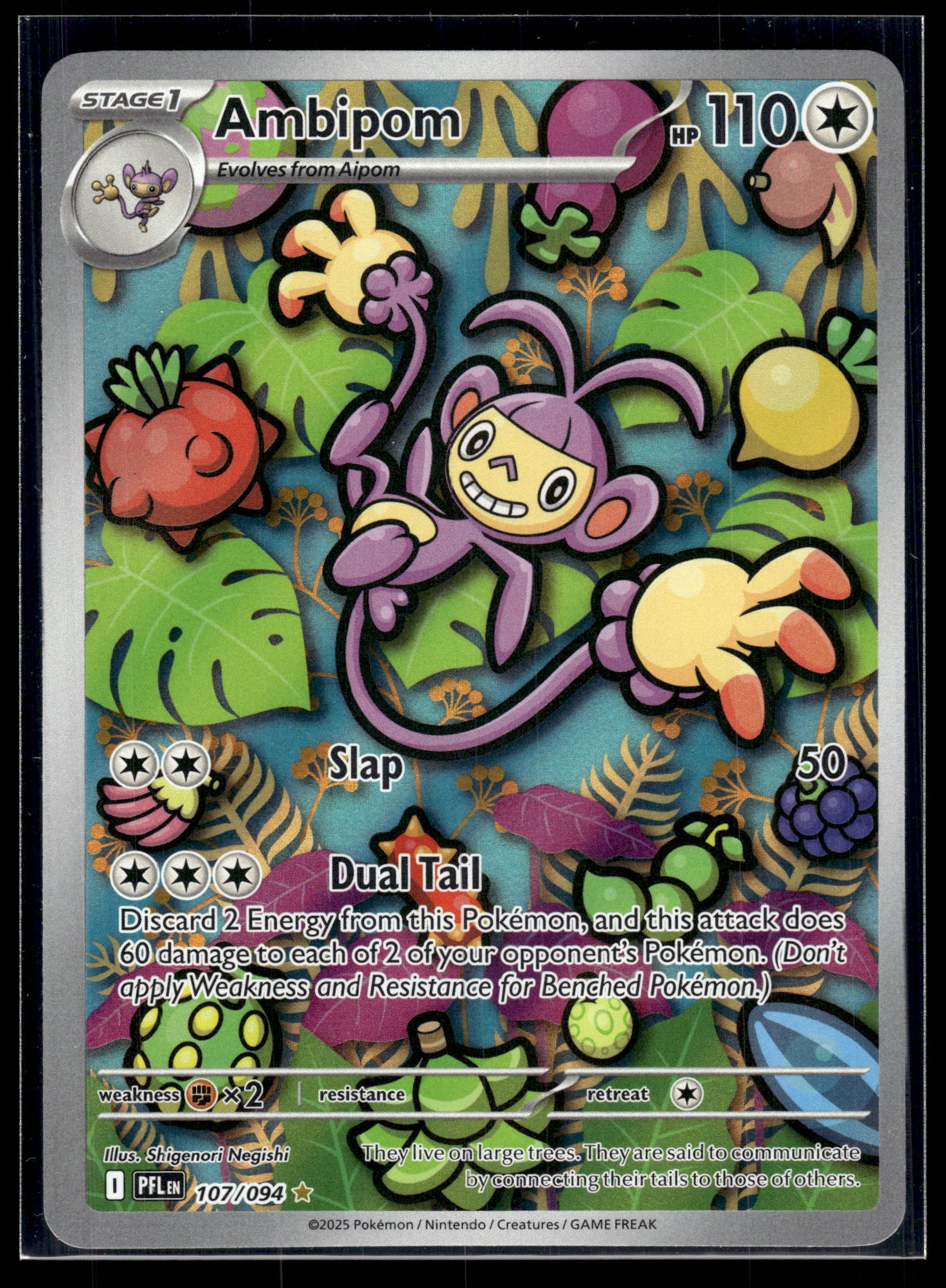 Ambipom #107/094 Phantasmal Flames VLP