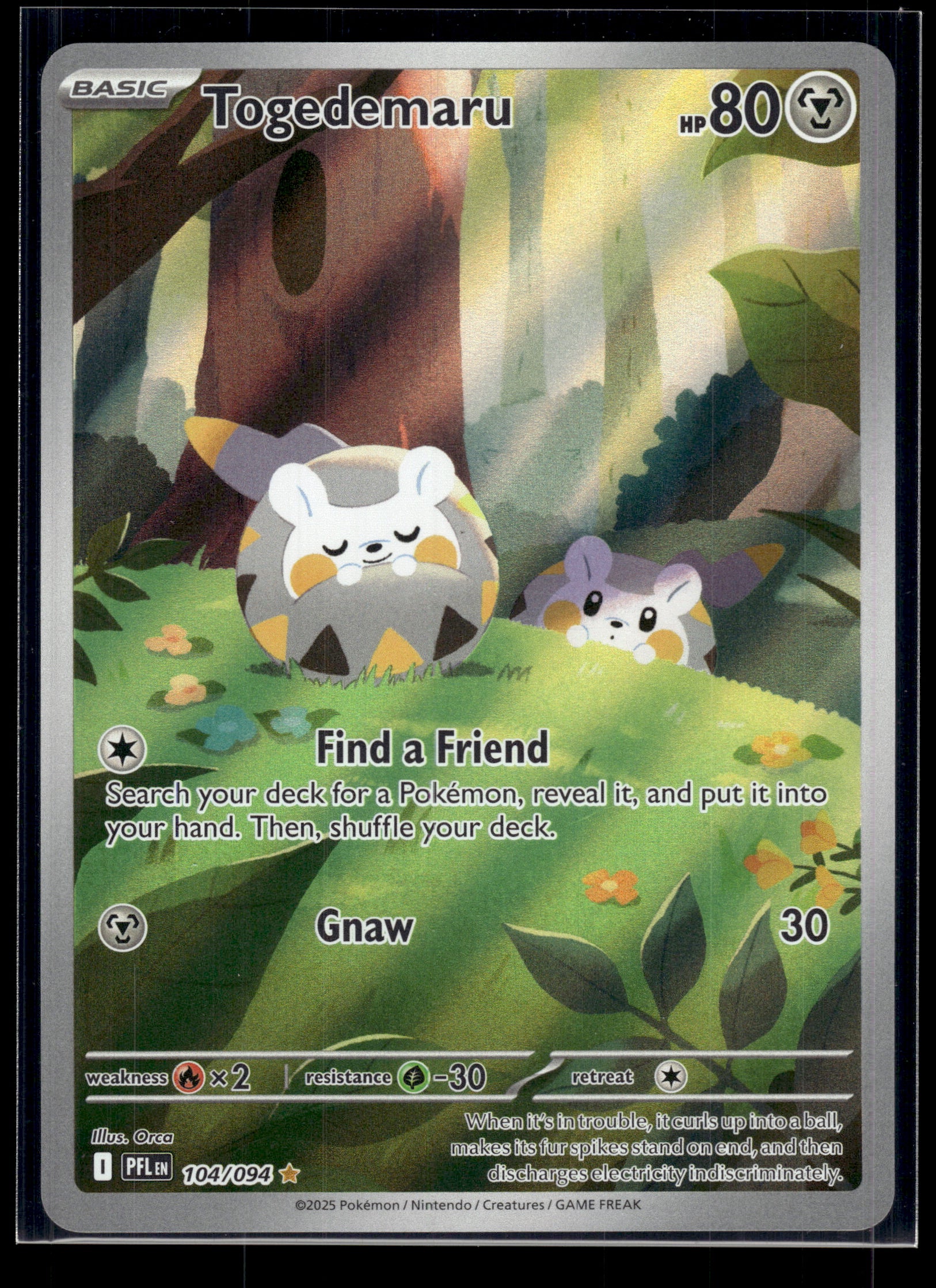 Togedemaru #104/094 Phantasmal Flames NM