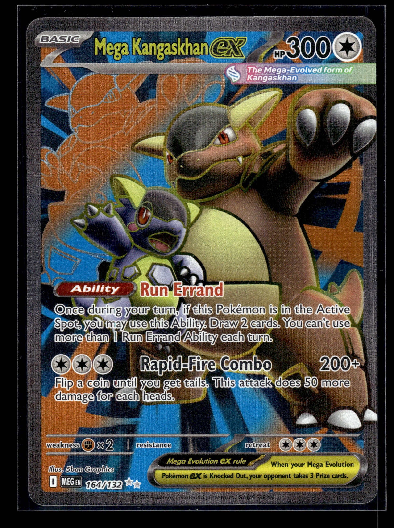 Mega Kangaskhan ex #164/132 Mega Evolution VLP