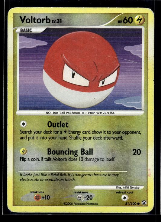 Voltorb #81/100 Reverse Holo Stormfront HP