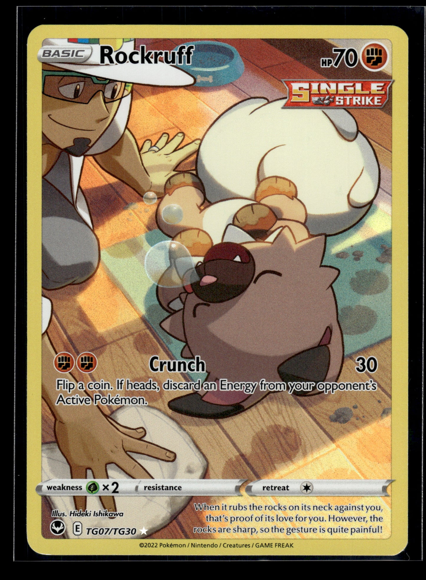 Rockruff #TG07/TG30 Silver Tempest Trainer Gallery LP