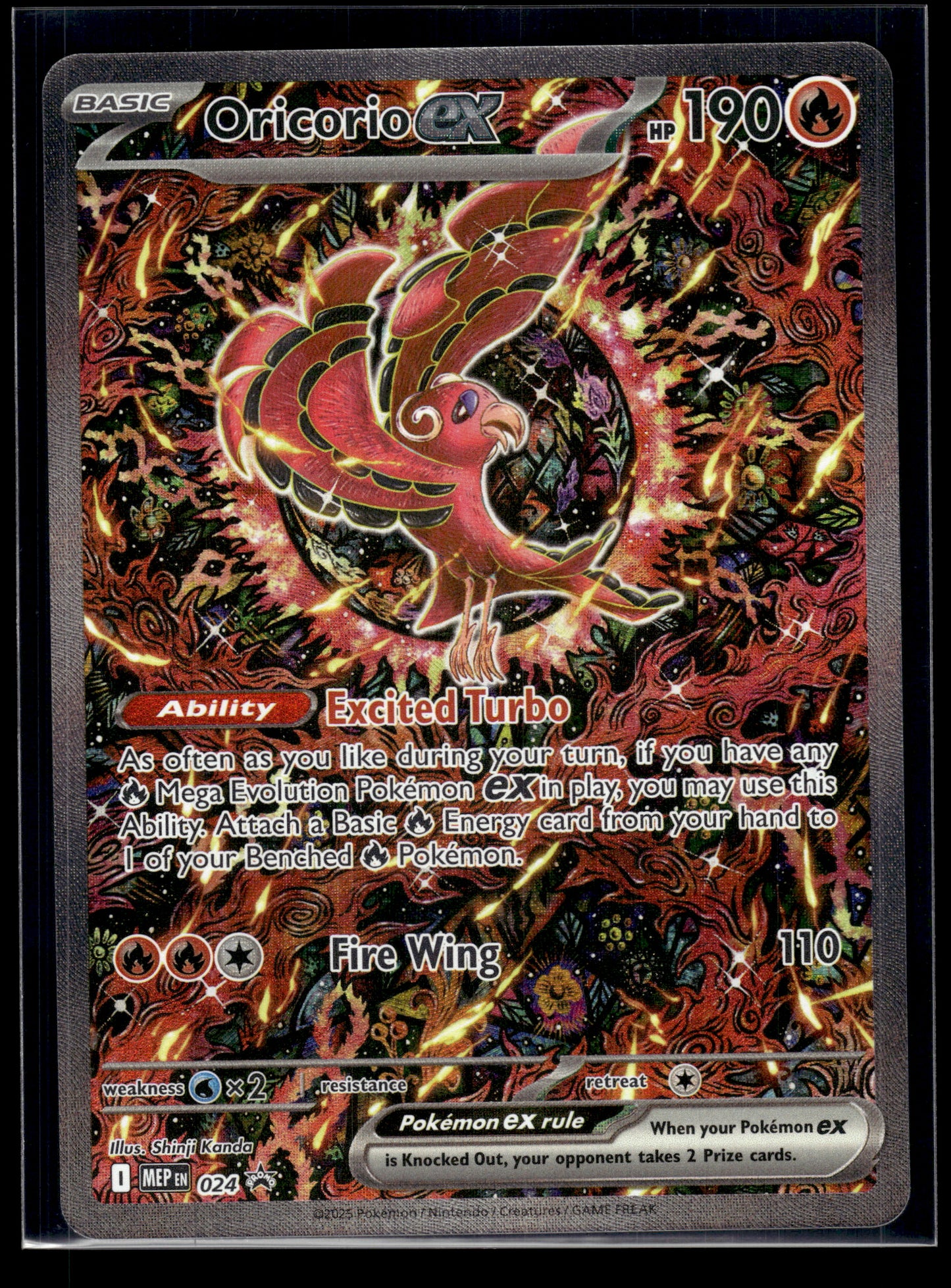 Oricorio ex #024 Mega Evolution Promo NM