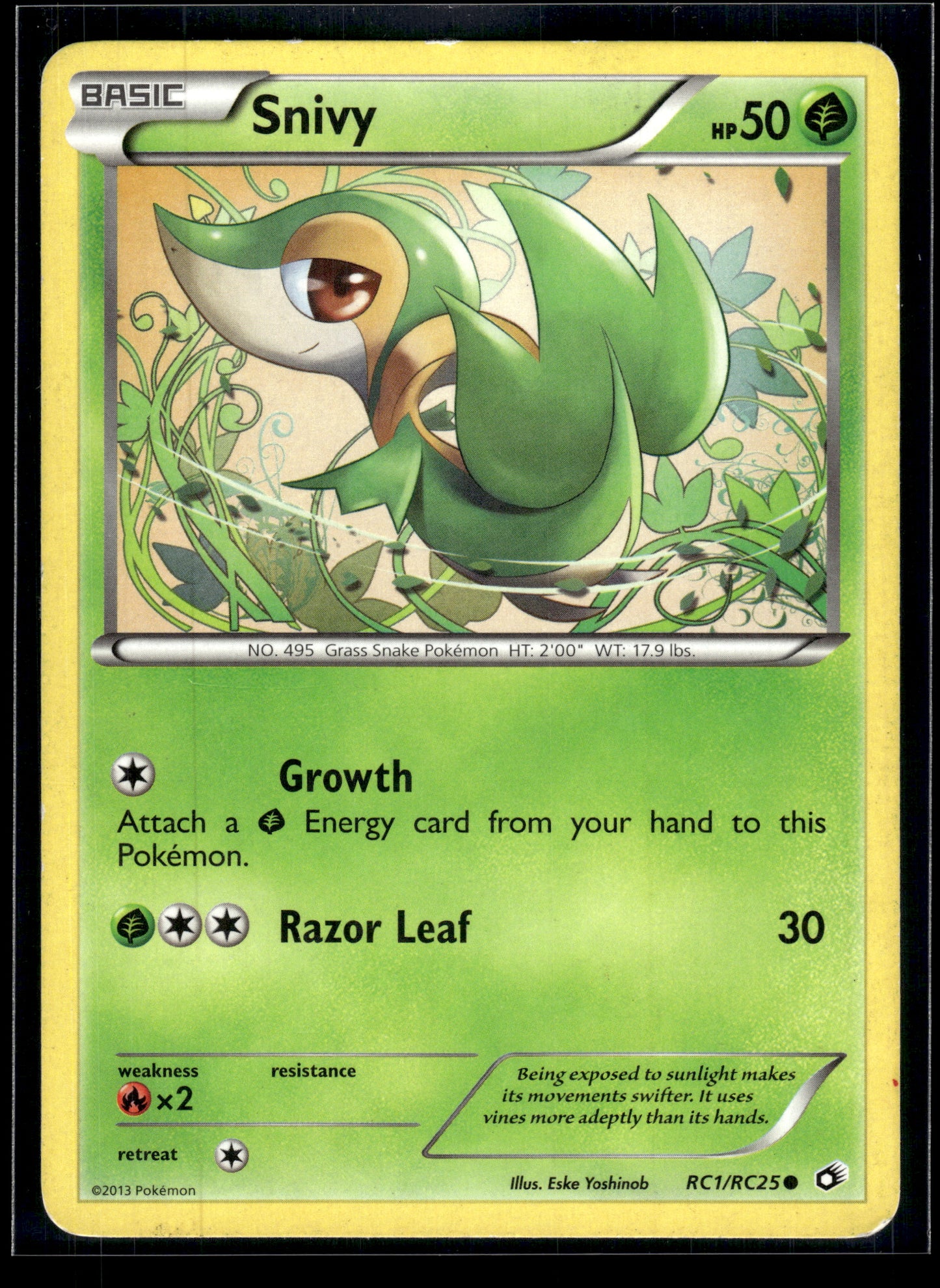 Snivy #RC1/RC25 Legendary Treasures MP