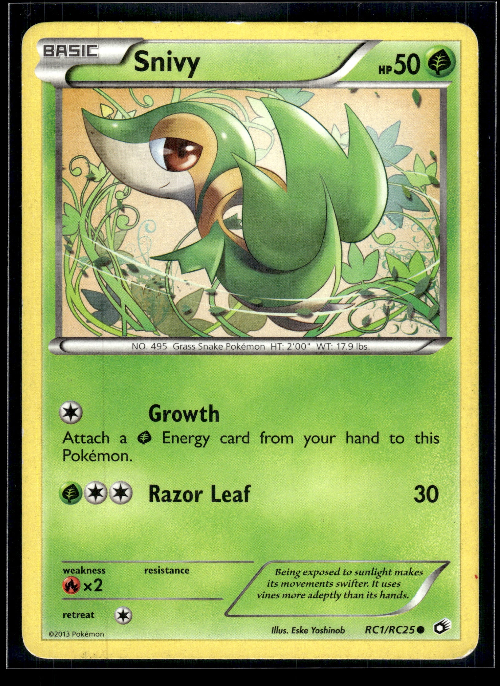 Snivy #RC1/RC25 Legendary Treasures MP
