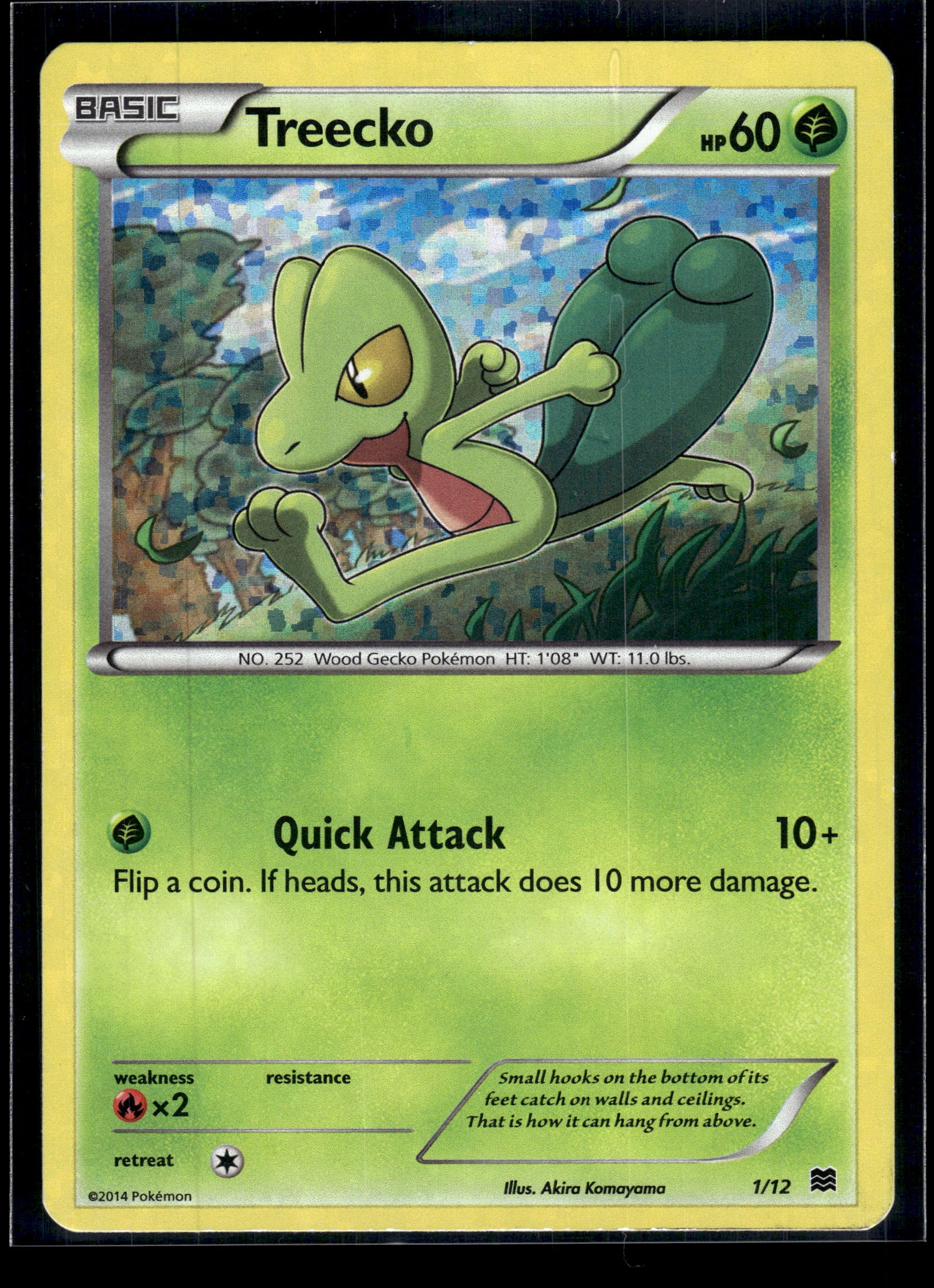 Treecko #001/012 McDonald's Promos 2015 MP