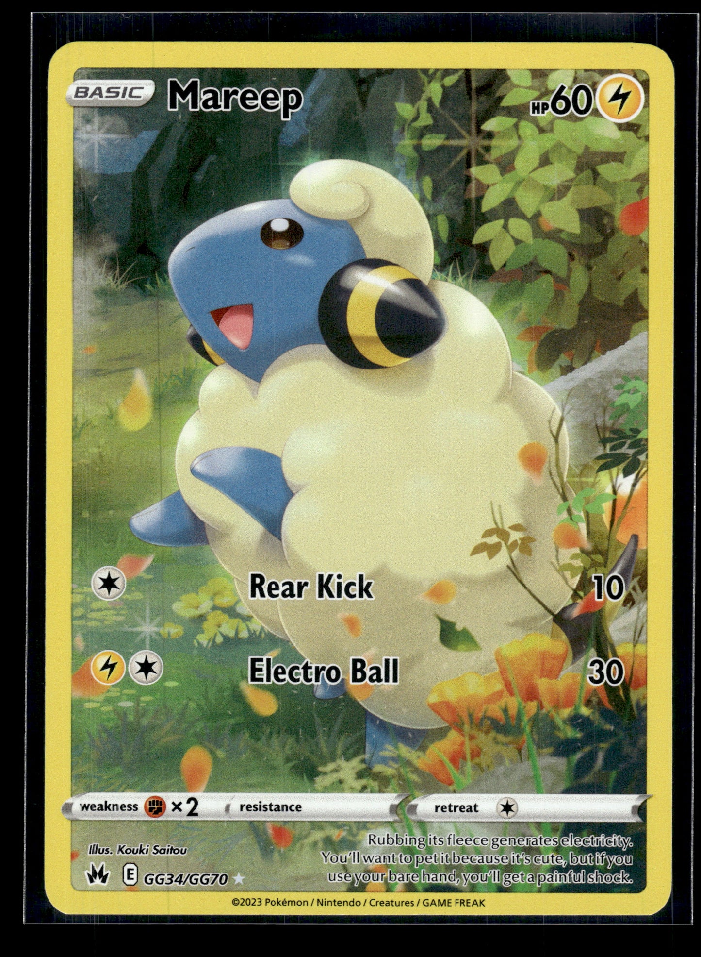 Mareep #GG34/GG70 Crown Zenith: Galarian Gallery LP