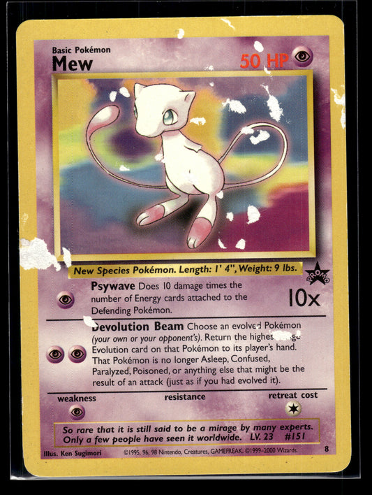 Mew #8 WoTC Promo HP/DMG