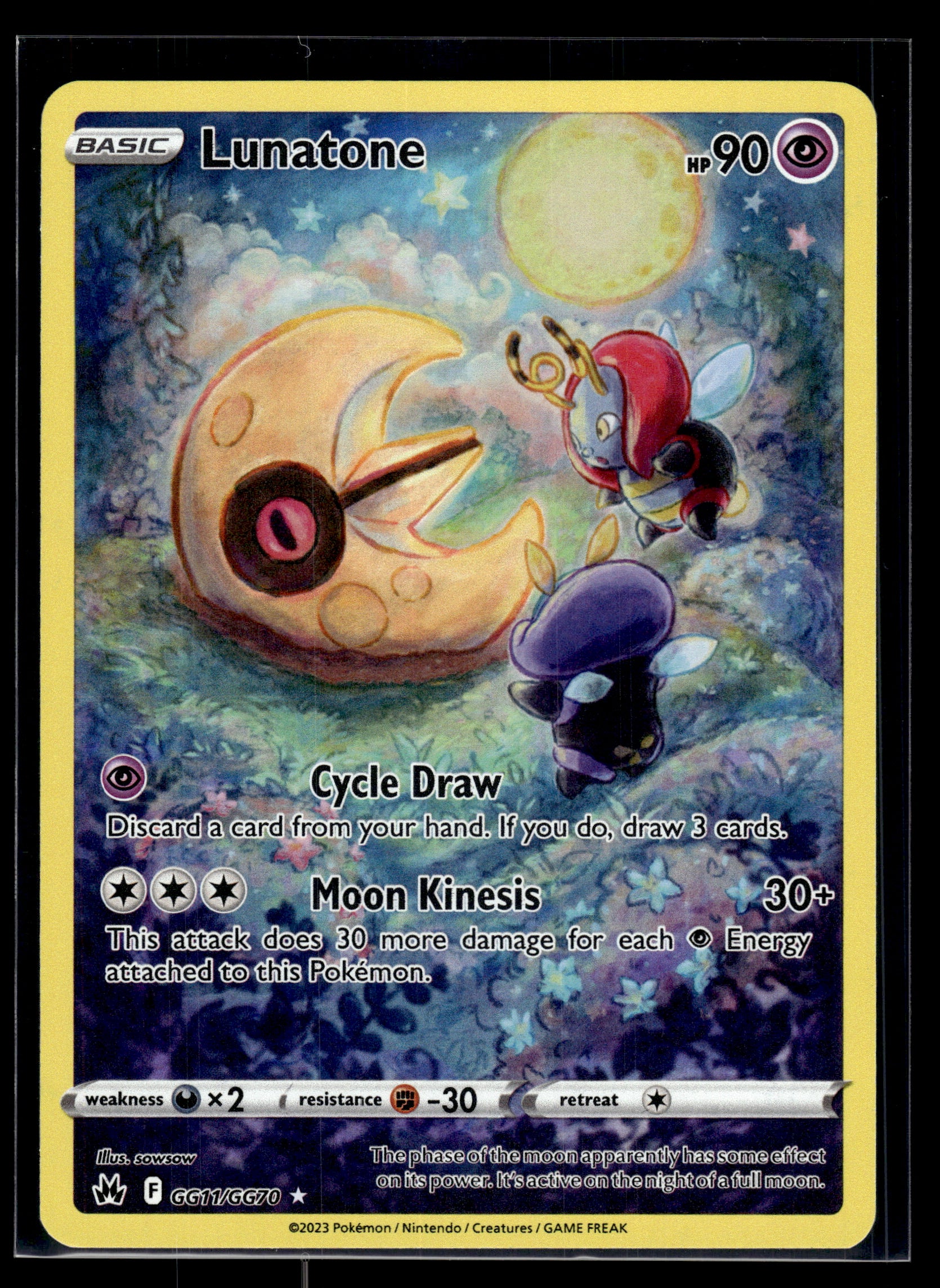Lunatone #GG11/GG70 Crown Zenith: Galarian Gallery VLP