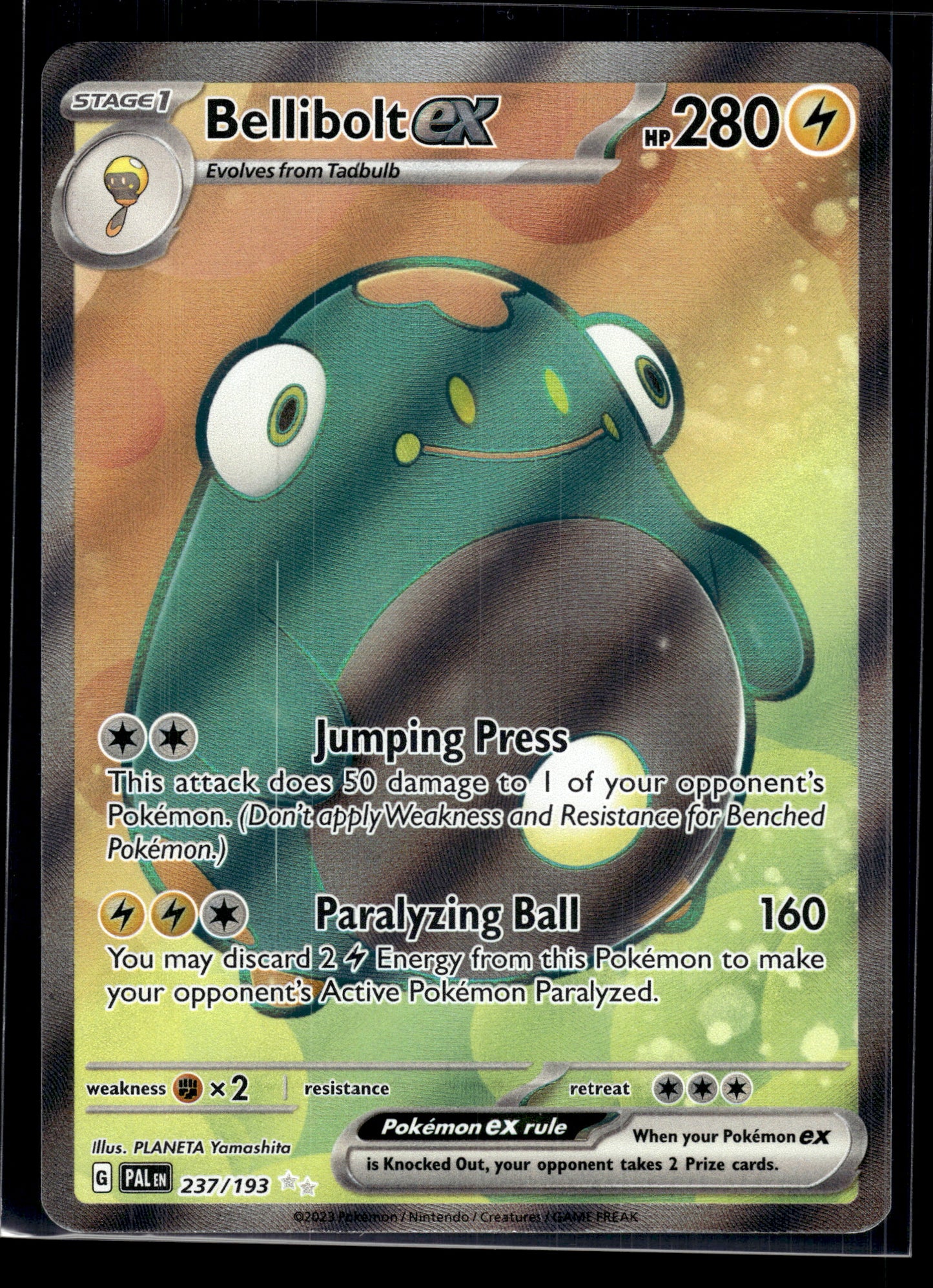 Bellibolt ex #237/193 Paldea Evolved VLP