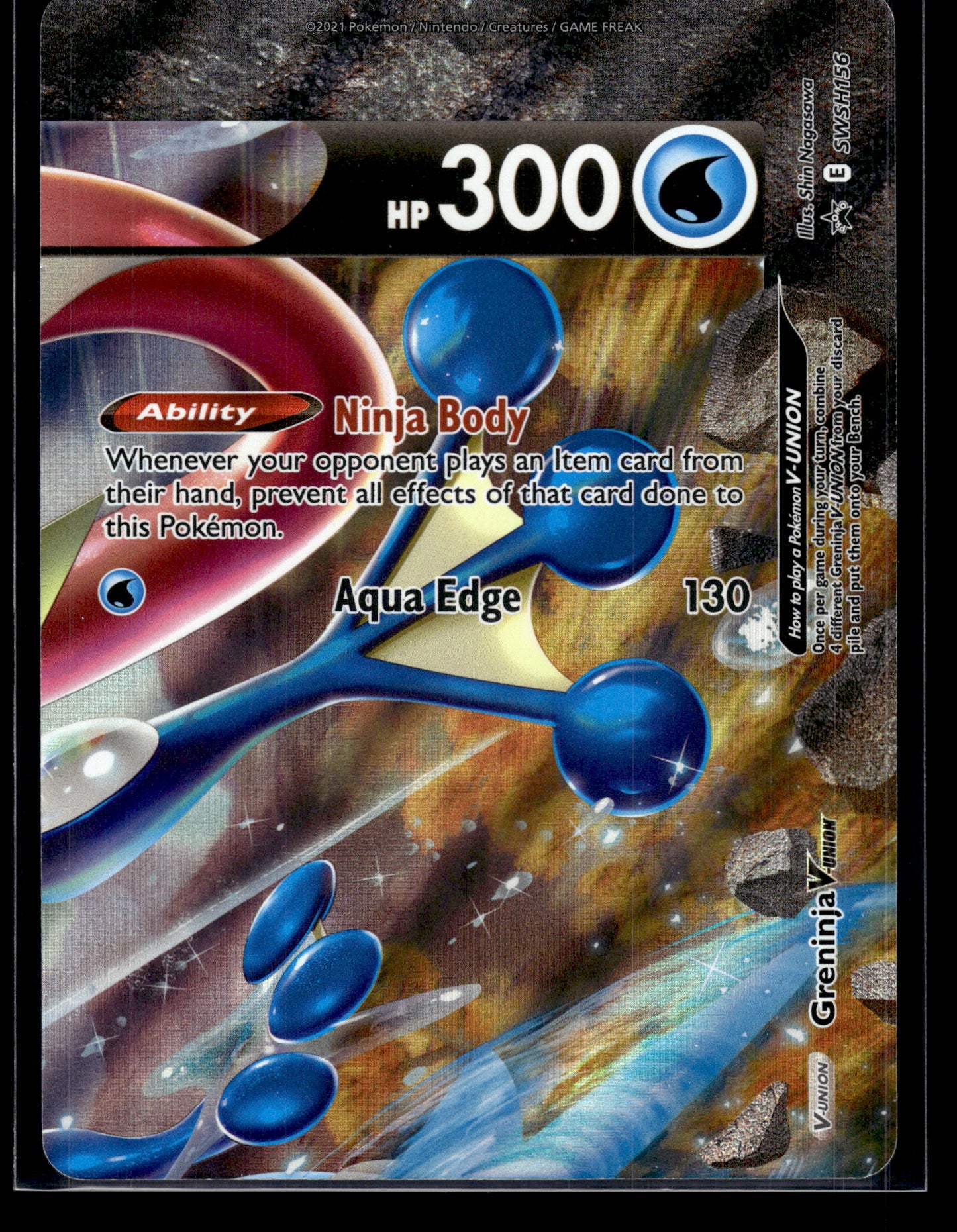 Greninja V-UNION #SWSH156 Sword & Shield Promo Cards VLP